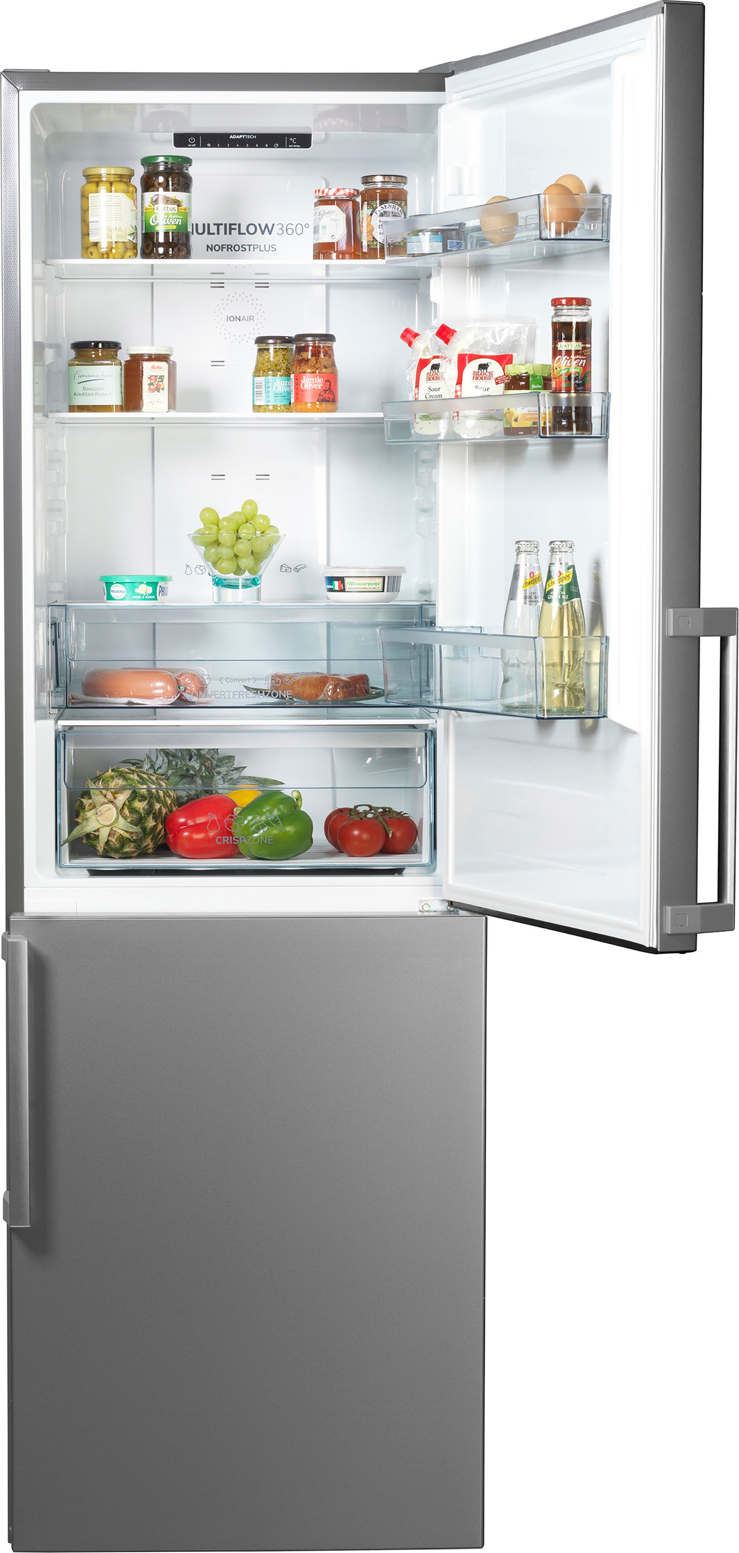 2. Bild von GORENJE Kühl-/Gefrierkombination »NRK 6192 ES5F«, NRK6192ES5F, 185 cm hoch, 60 cm breit
