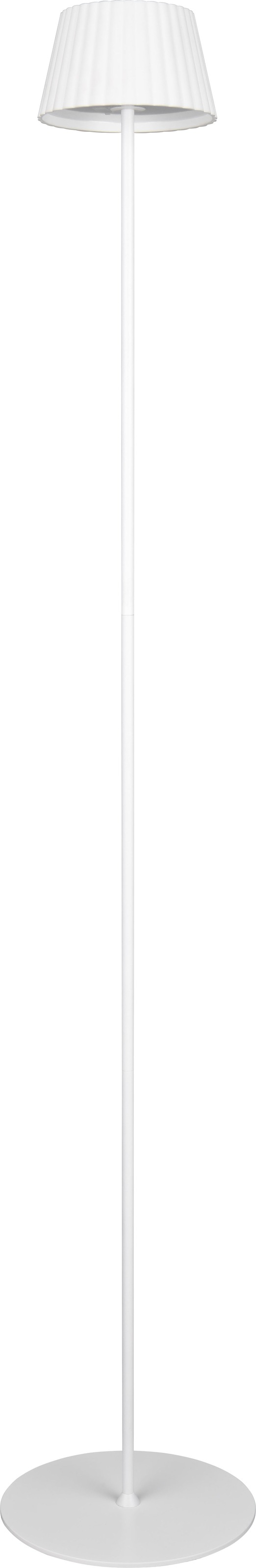 REALITY Leuchten LED Außen-Stehlampe »SUAREZ«, 1 flammig, Leuchtmittel LED-Board | LED fest integriert, Outdoor Akku Stehleuchte 123 cm, Touch-Dimmer, USB-C Anschluss, IP44