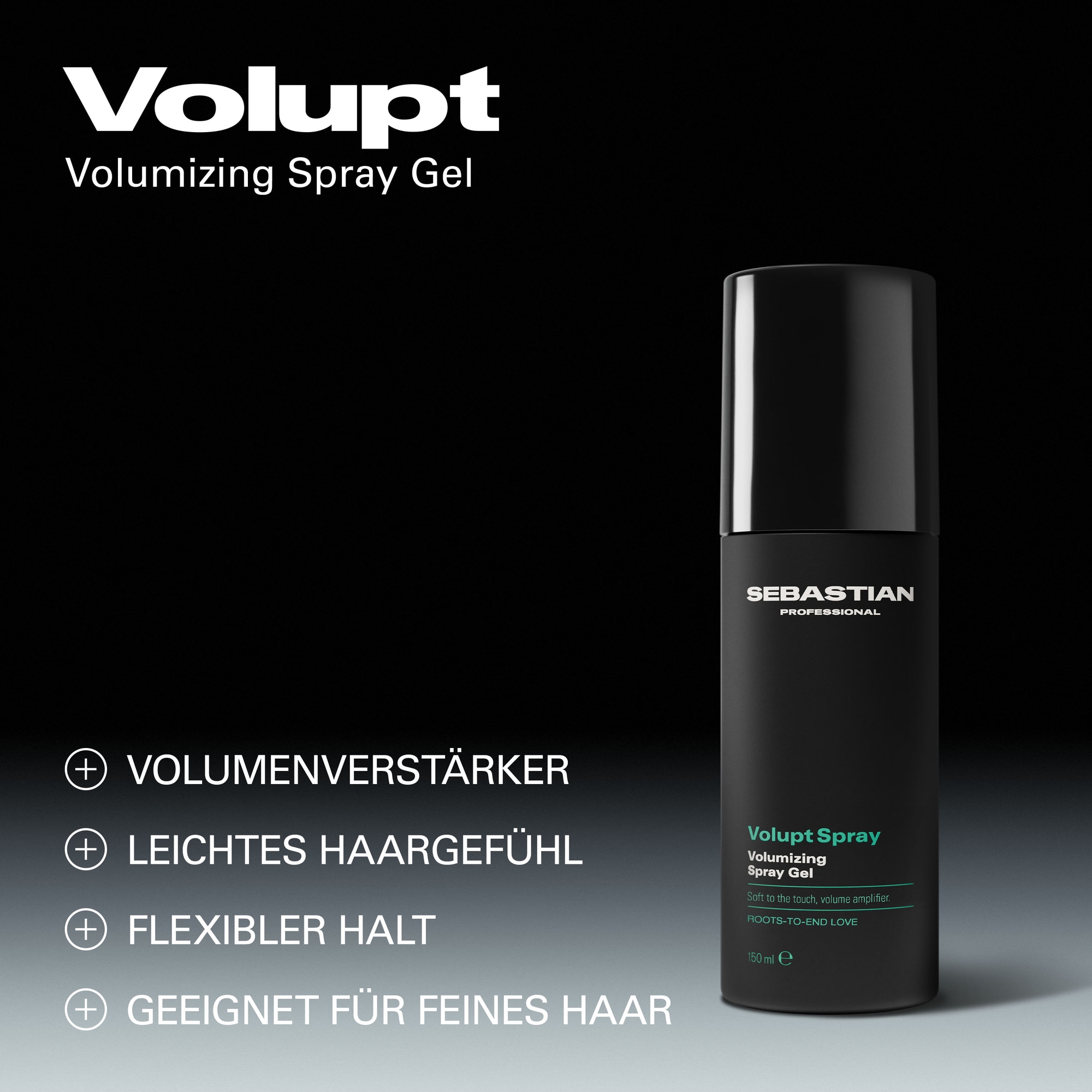 Sebastian Professional Haarpflege-Spray »Volupt Spray« für glanzloses Haar, gegen Frizz, volumenverstärkende Formel, 150 ml