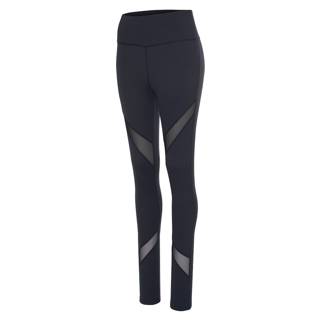 LASCANA ACTIVE Funktionsleggings »-Sport Leggings«, mit kleiner Raffung, Loungewear