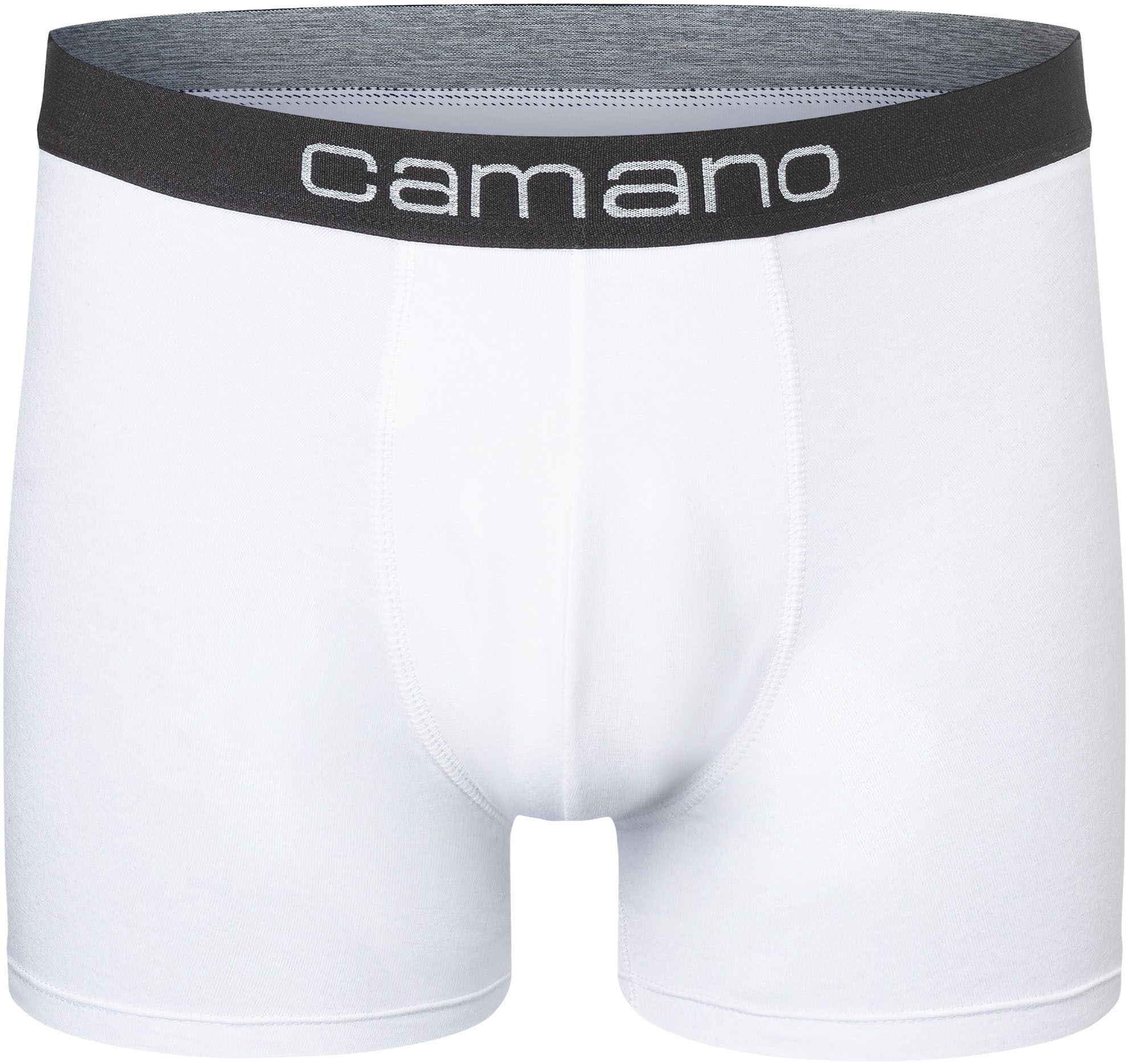 Camano Boxershorts »comfort«, (2er Pack), mit elastischem Logobund