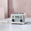Cuisinart Toaster »CPT180GE«, für 4 Scheiben, 1800 W, mit 6 Bräunungsstufen und Auftau-, Aufwärm- und Stop-Funktion, extra breite Toastschlitze, Retro Design