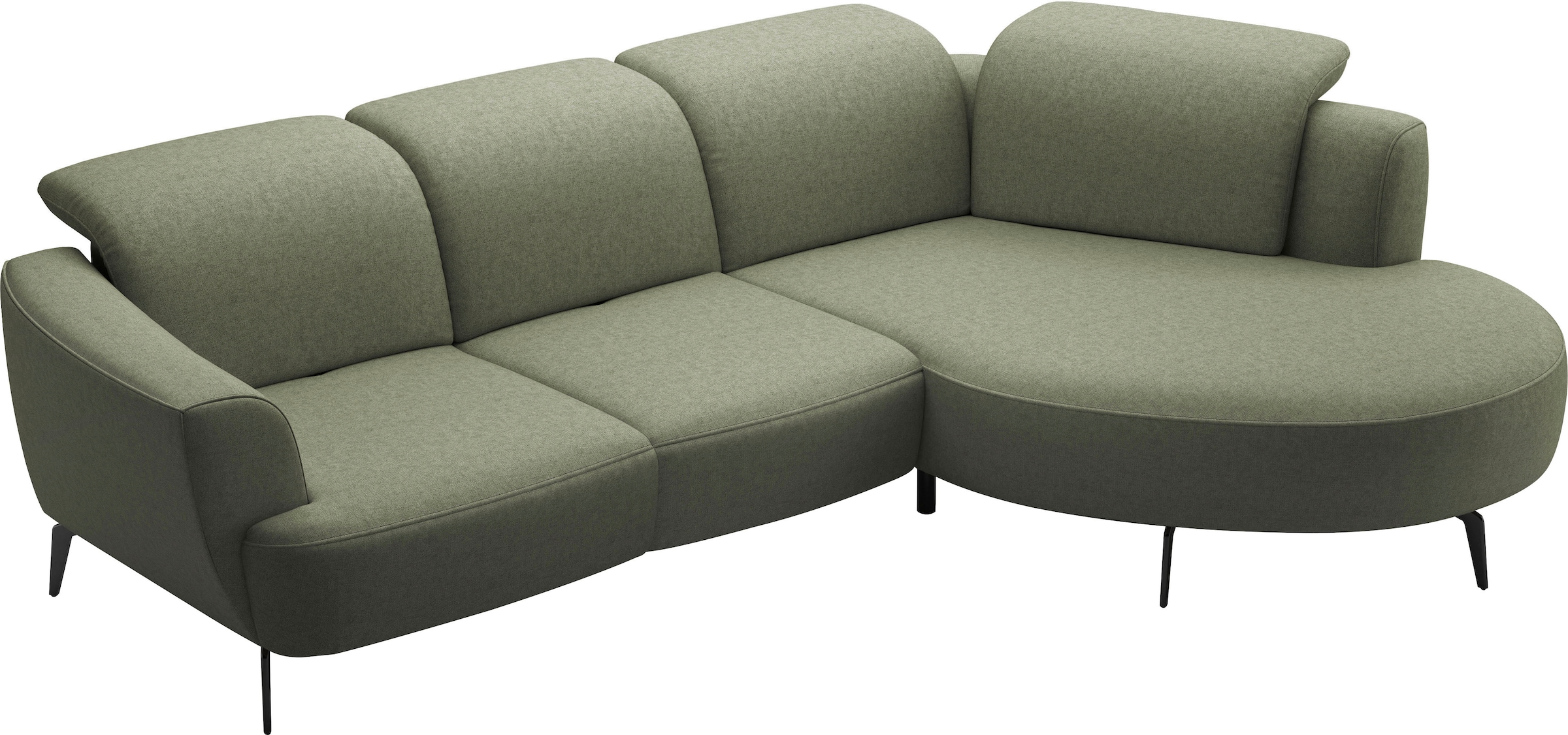 sit&more Ecksofa »Zoe«, ink.Sitztiefenverstellung, wahlweise mit Kopfteilverstellung