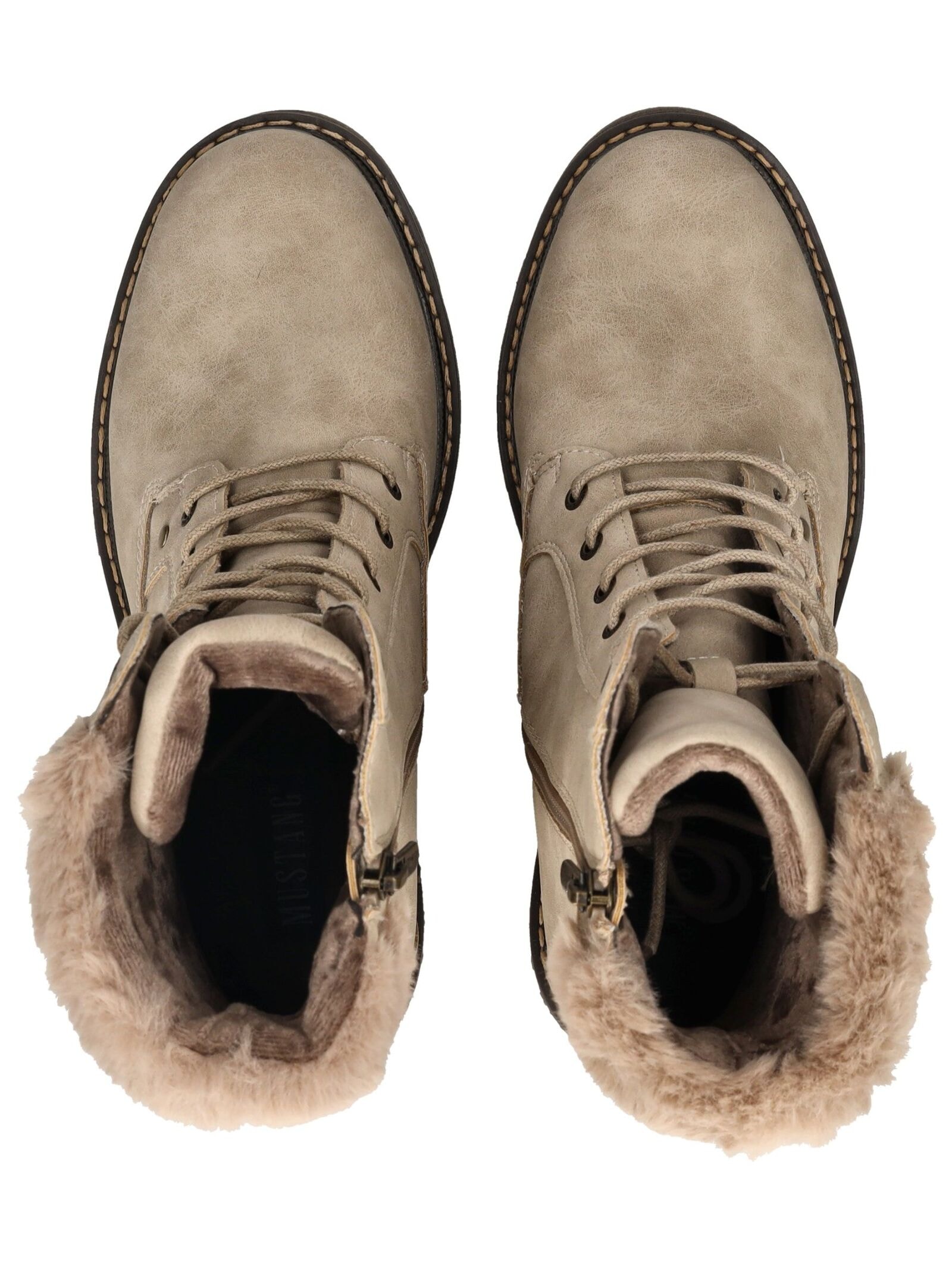 Mustang Shoes High-Heel-Stiefelette »Mustang Shoes Stiefelette Lederimitat/Textil«