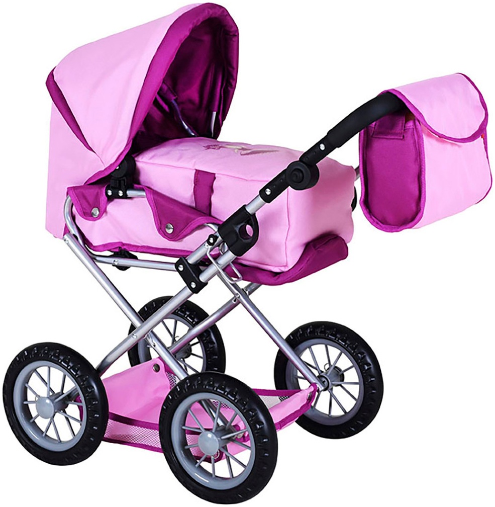 Knorrtoys® Kombi-Puppenwagen »Ruby - princess pink«, mit Wickeltasche