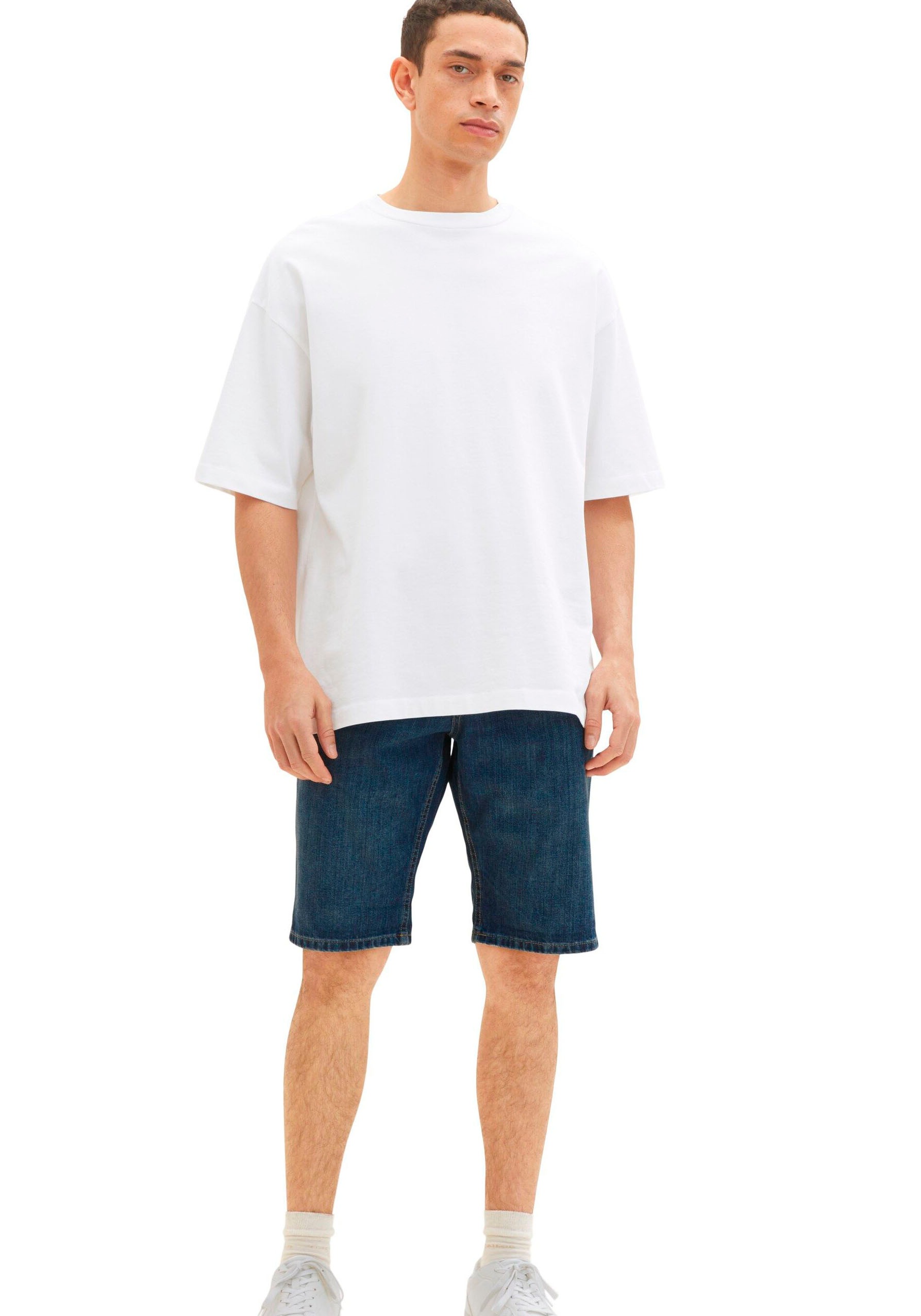 7. Bild von TOM TAILOR Jeansshorts »Josh«, in 5-Pocket Form