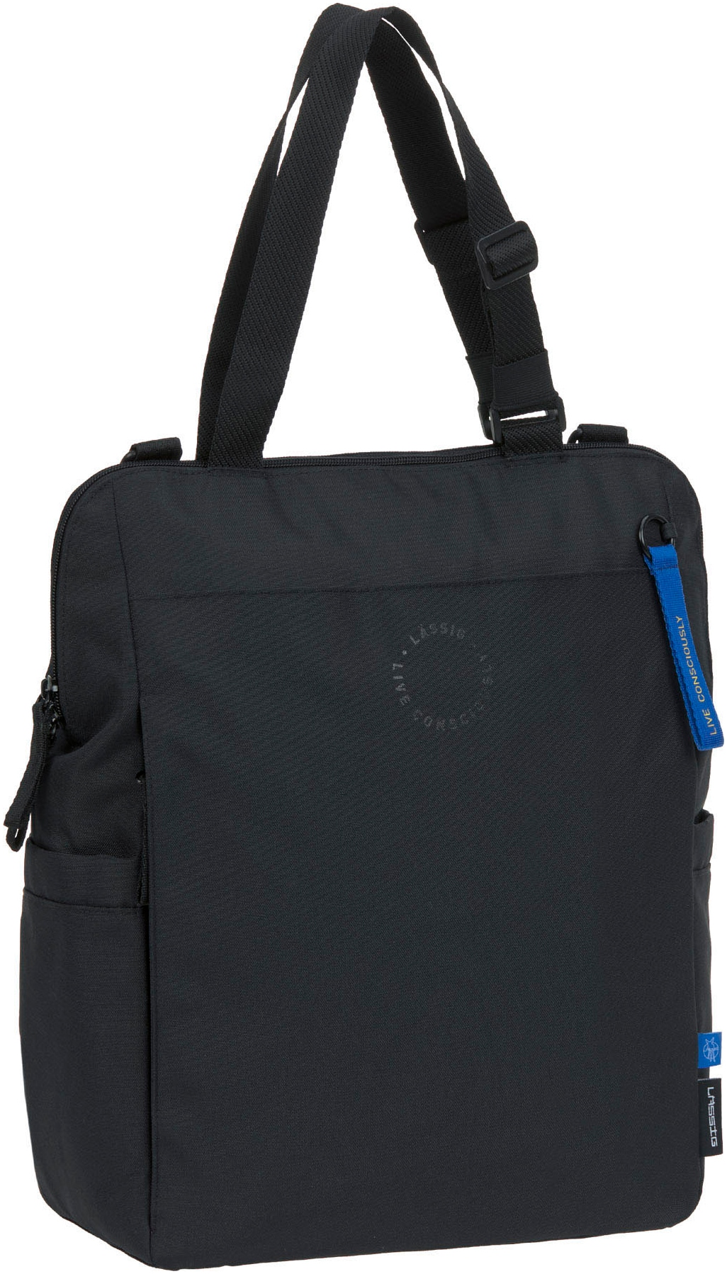LÄSSIG Wickelrucksack »Green Label, Conversion Backpack, black«
