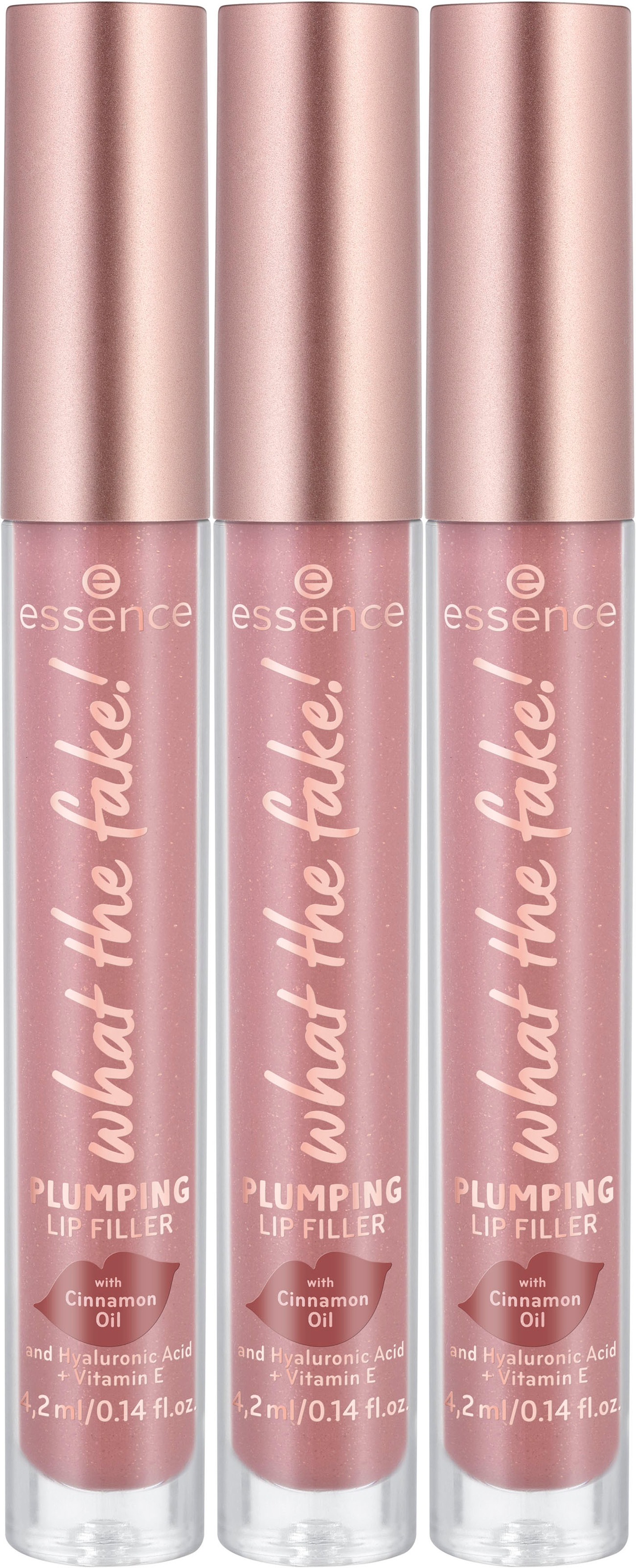 Essence Lipgloss »what the fake! PLUMPING LIP FILLER 02«, (Set, 3 tlg.) im  Online-Shop bestellen | Lipgloss