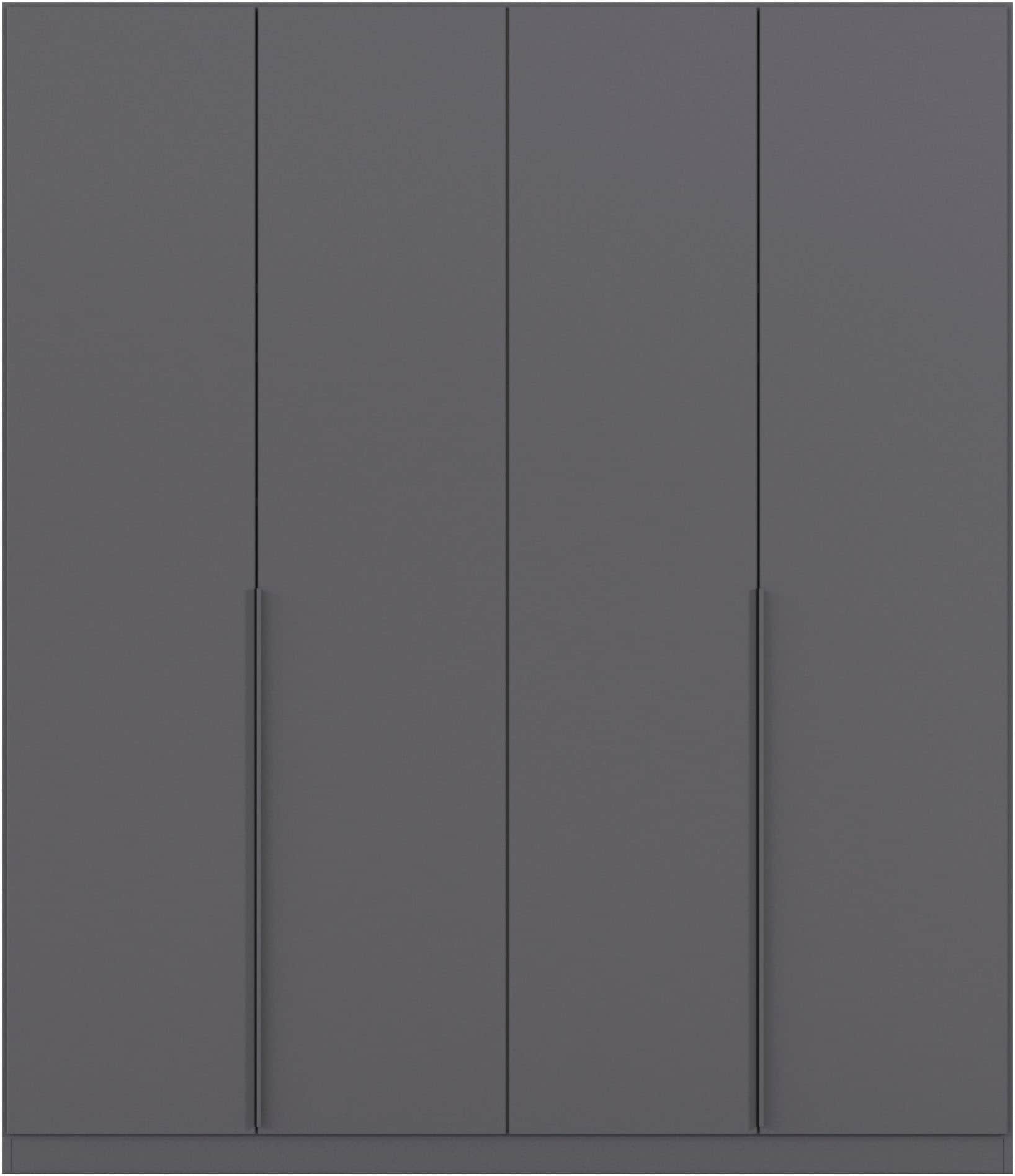 rauch Drehtürenschrank »Kleiderschrank Schrank Garderobe AGORDO TOPSELLER Schlafzimmer«, (in zwei Griff-Farben mit Dekor- oder Hochglanzfront), durchdachte Innenausstattung, in 6 Breiten und 2 Höhen MADE IN GERMANY