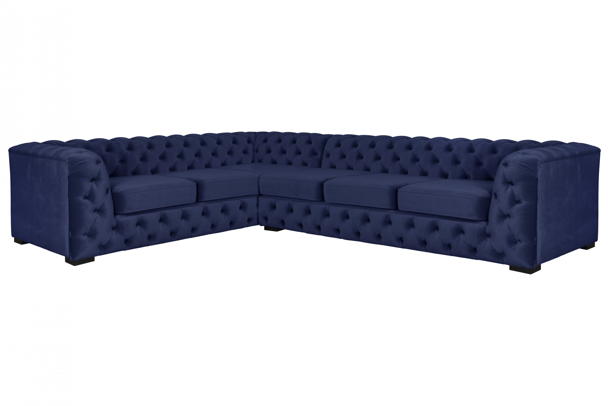Home affaire Chesterfield-Sofa »KALINA L-Form« hochwertig Chesterfield-Ausf günstig online kaufen