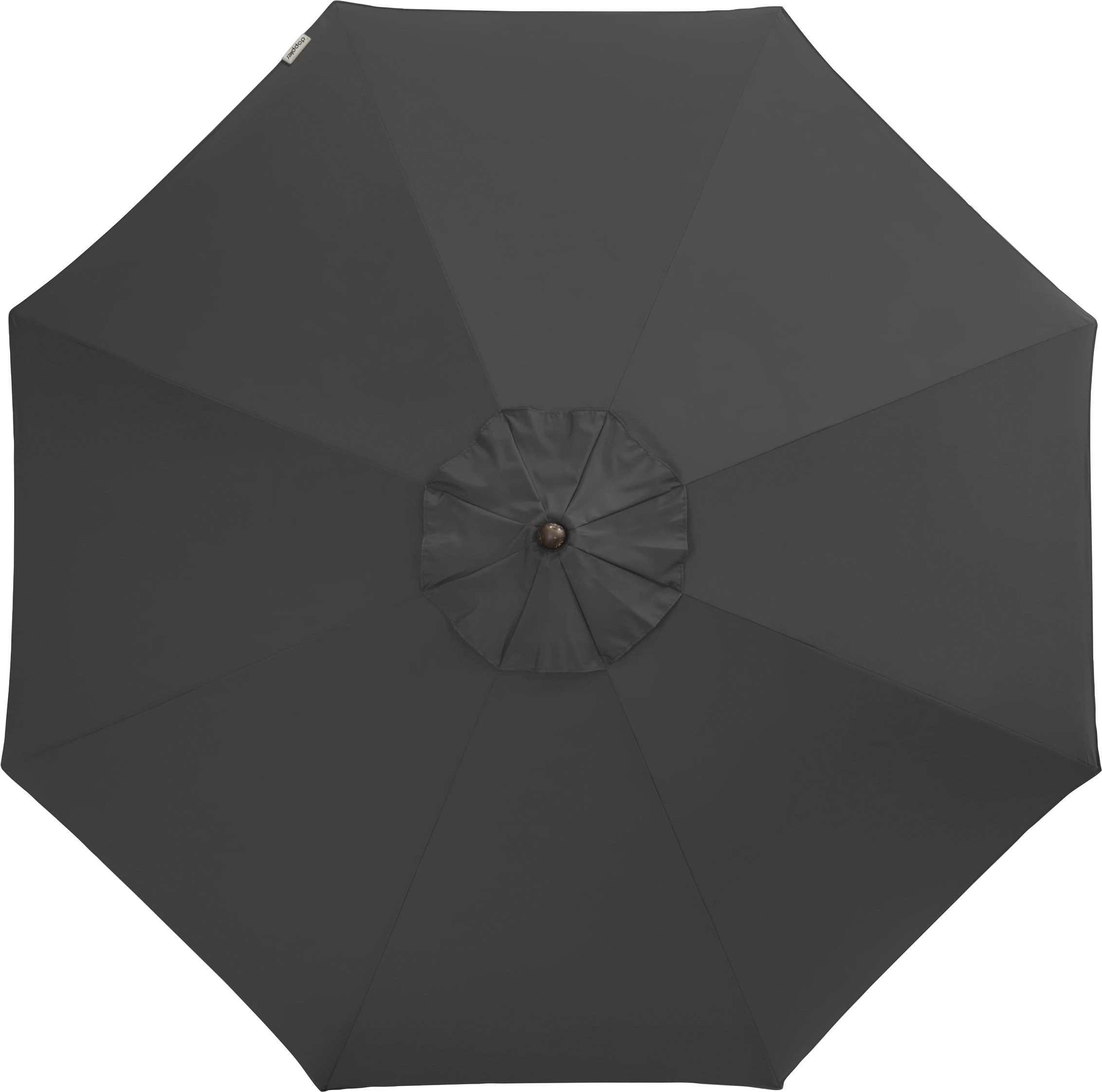 doppler® Sonnenschirm, Ø 350cm, Höhe: 264 cm, in Eschenholzoptik, UV-beständig