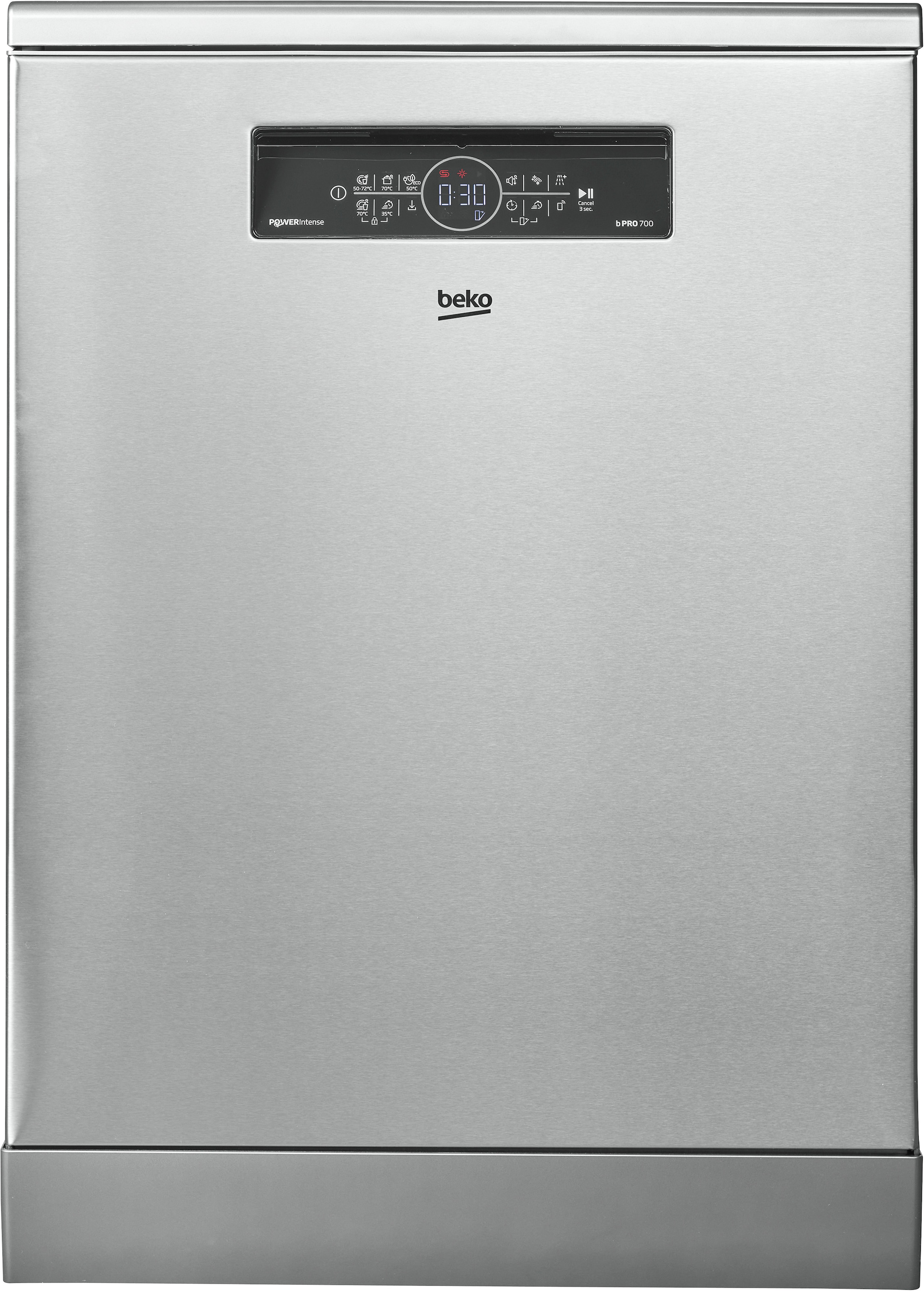 BEKO Standgeschirrspüler »BDFN36462XP« 8,5 l 14 tlg. Maßgedecke Die PowerIntense-Technologie sorgt für herausragende Spülergebnisse