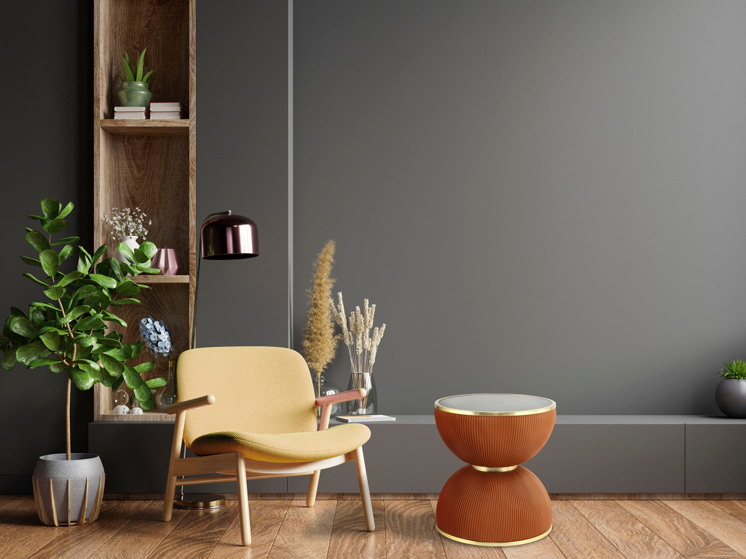 Kayoom Beistelltisch »Jokai 225, Eisengestell, PU Stoffbezug, gesinterte St günstig online kaufen