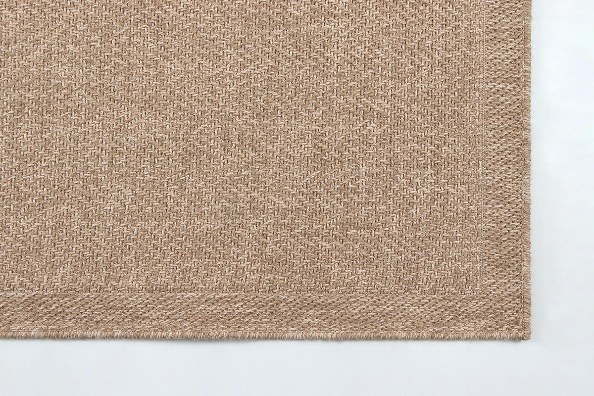 the carpet Teppich »Kansas«, rechteckig, 1 mm Höhe, moderner robuster In und Outdoor Teppich Jute Look