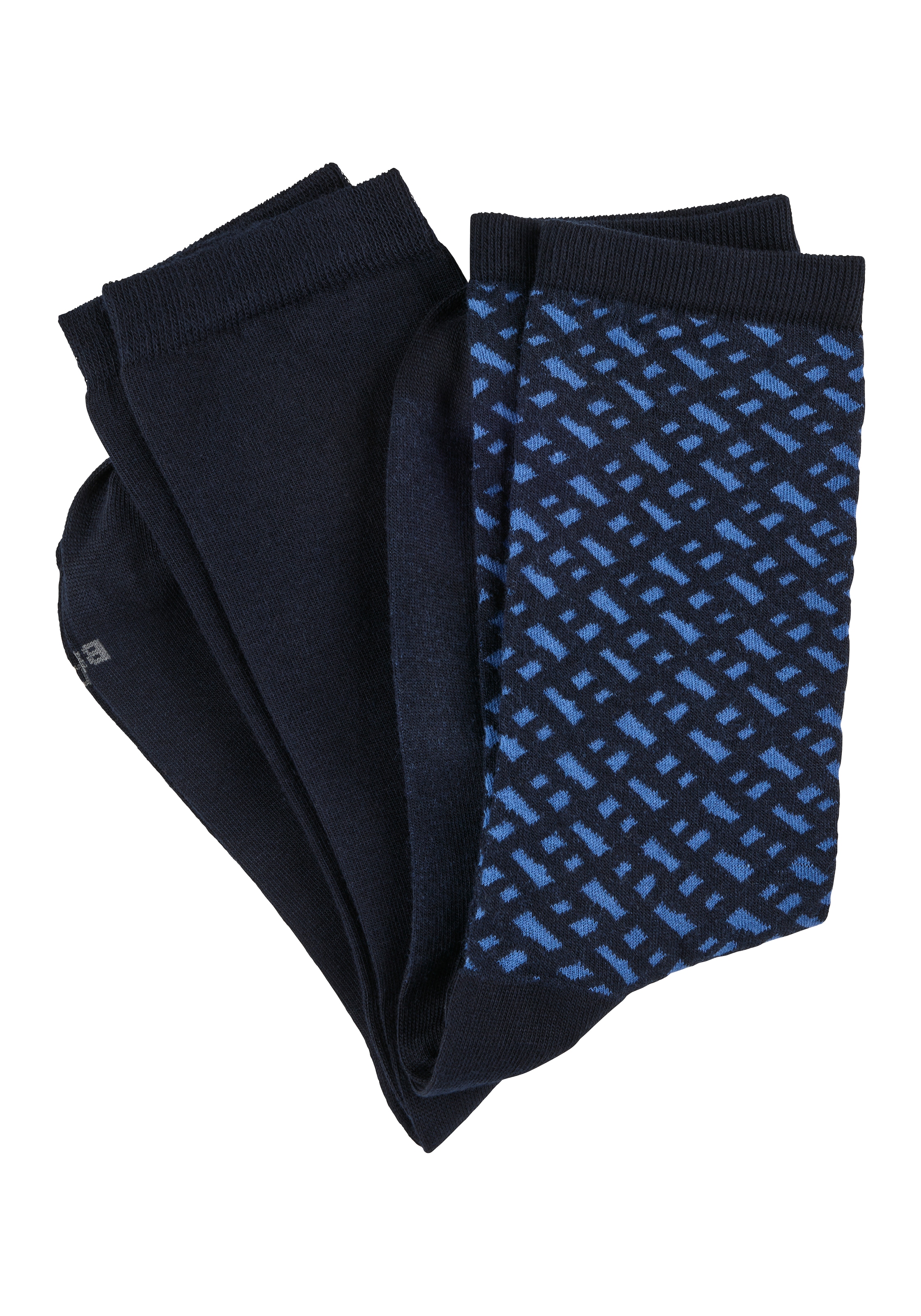 BOSS Freizeitsocken »2P RS Monogram CC«, (Packung, 2 Paar, 2er-Pack), aus weicher Baumwollmischung