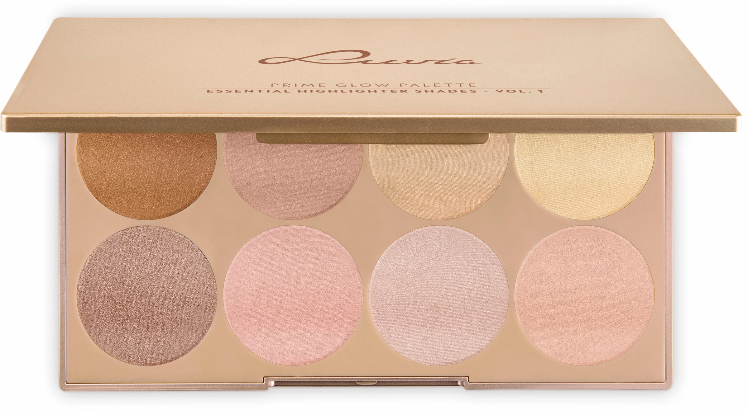 Luvia Cosmetics Highlighter-Palette »Prime Glow kaufen 1«, tlg.), Contouring Farben - (8 Shades auf Vol. Essential Rechnung 8