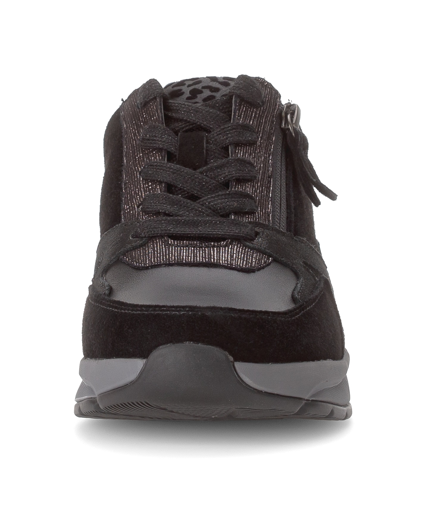 Gabor Rollingsoft Keilsneaker  , Schnürer, Halbschuh, Freizeitschuh mit zusätzlichem Reißverschluss