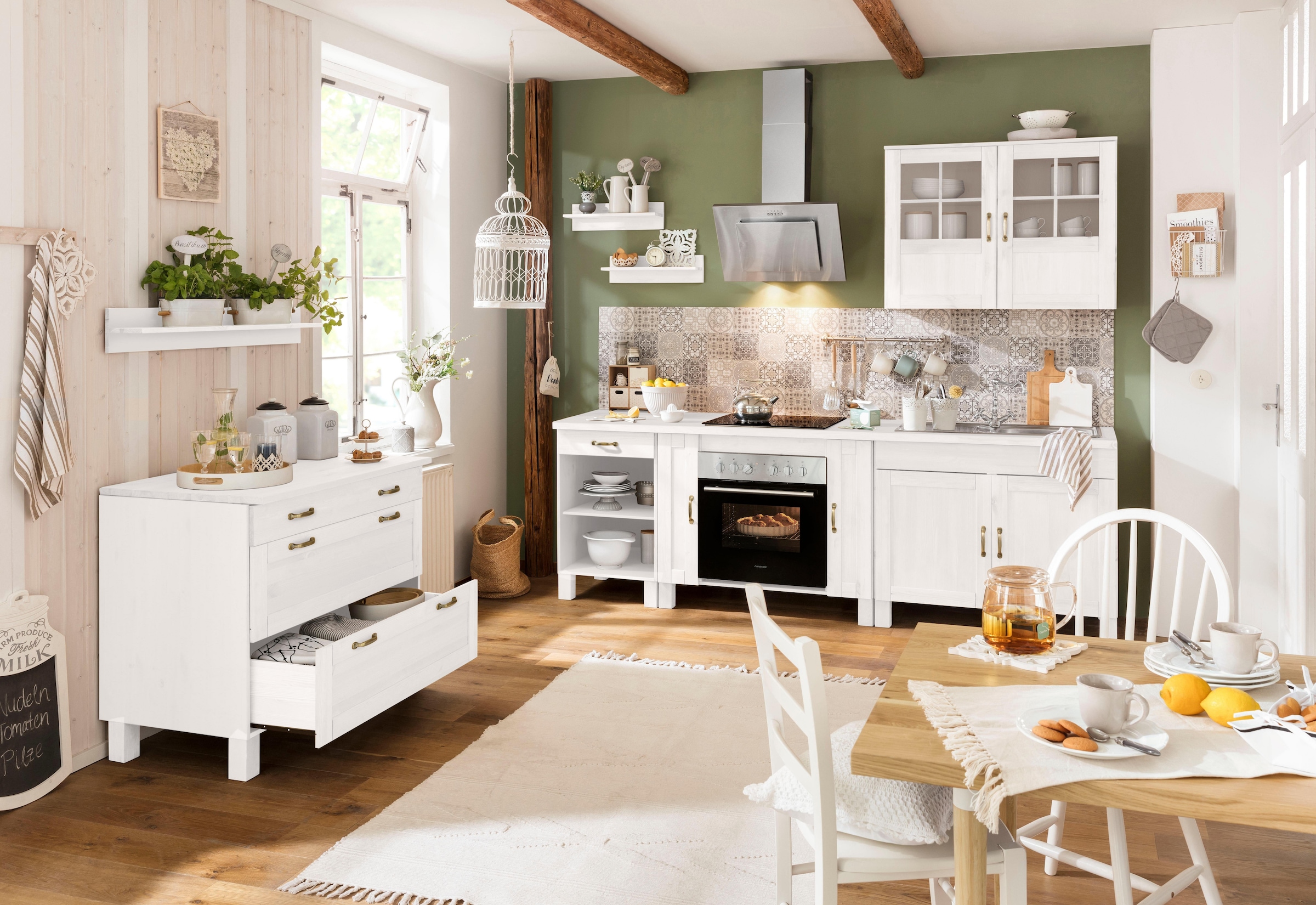 Home affaire Herdumbauschrank »Alby«, Breite 100 cm, 2 Fächer
