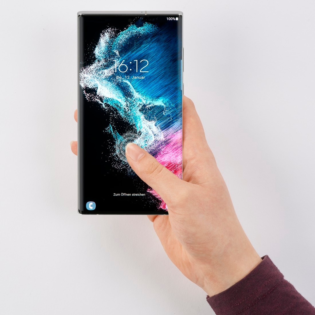 5. Bild von Hama Displayschutzglas »Schutzfolie für Samsung S24 Ultra (Handy Displayschutz Full-Cover)«, für Samsung Galaxy S24 Ultra
