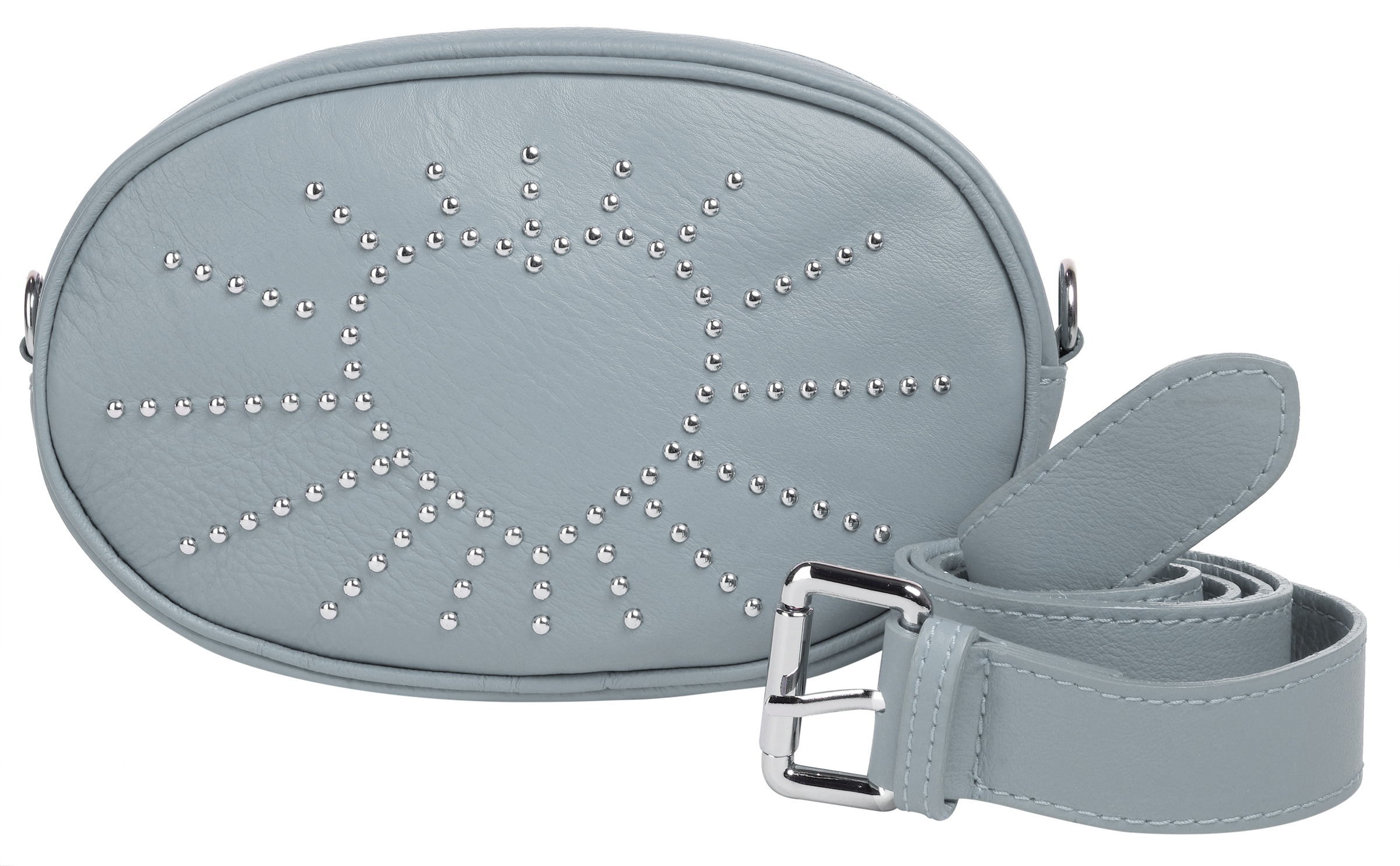 Cluty Gürteltasche, echt Leder, Made in Italy