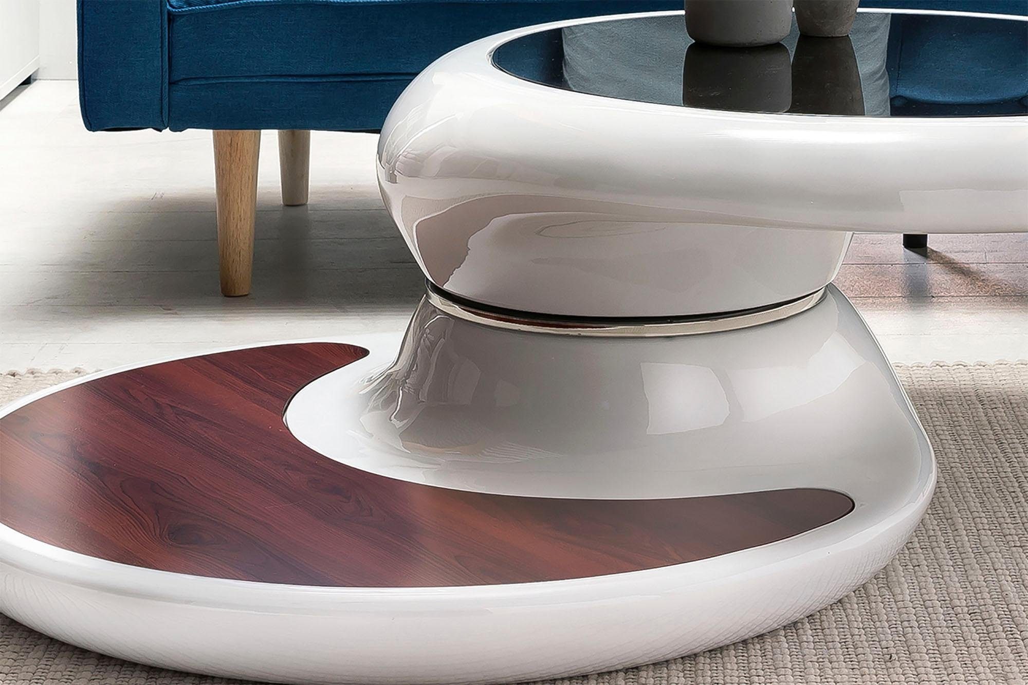 SalesFever Couchtisch, Tischplatte um 360° drehbar