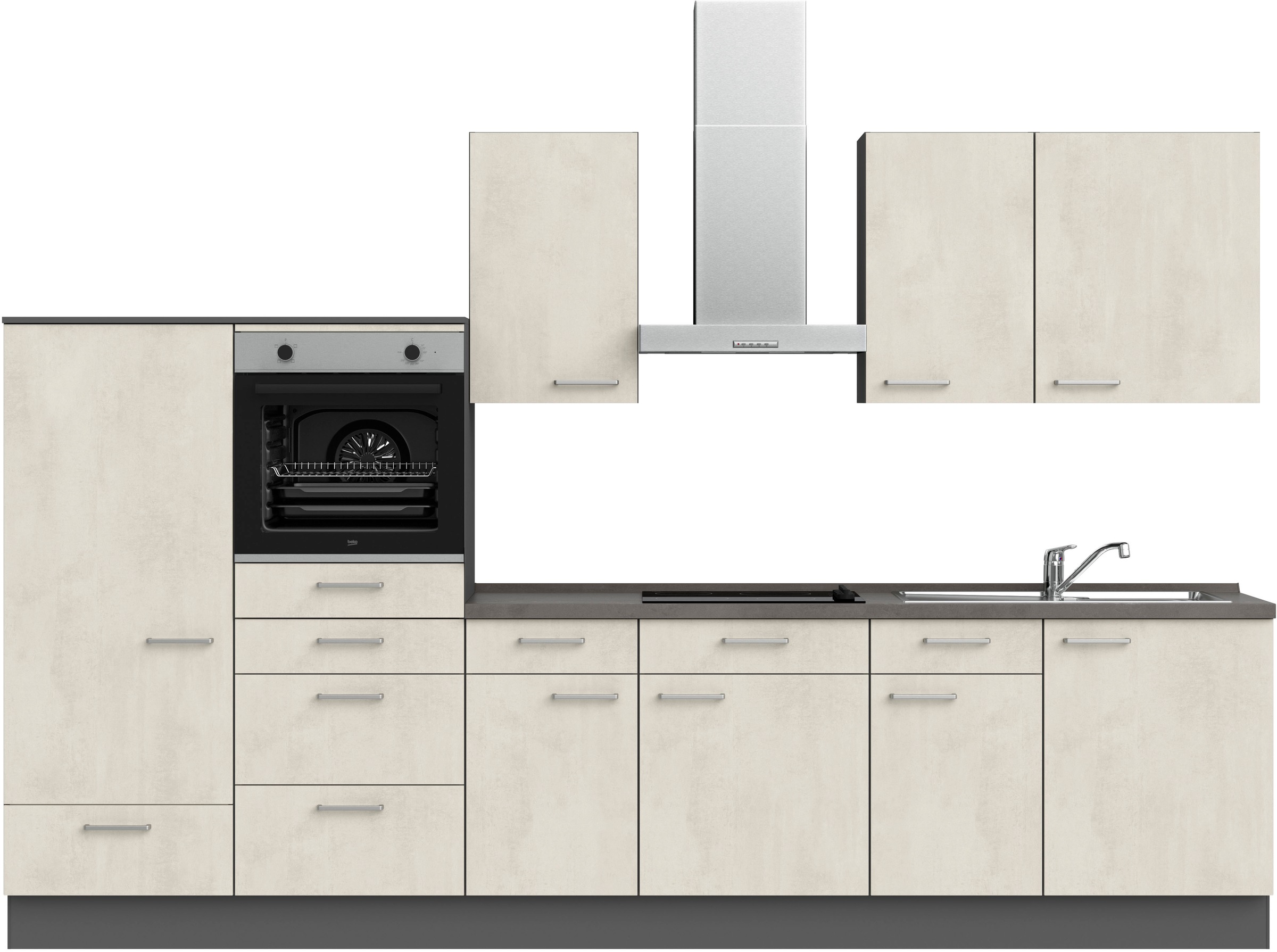 nobilia Küchenzeile ""Riva I"" vormontiert, Ausrichtung wählbar, Breite 330 günstig online kaufen