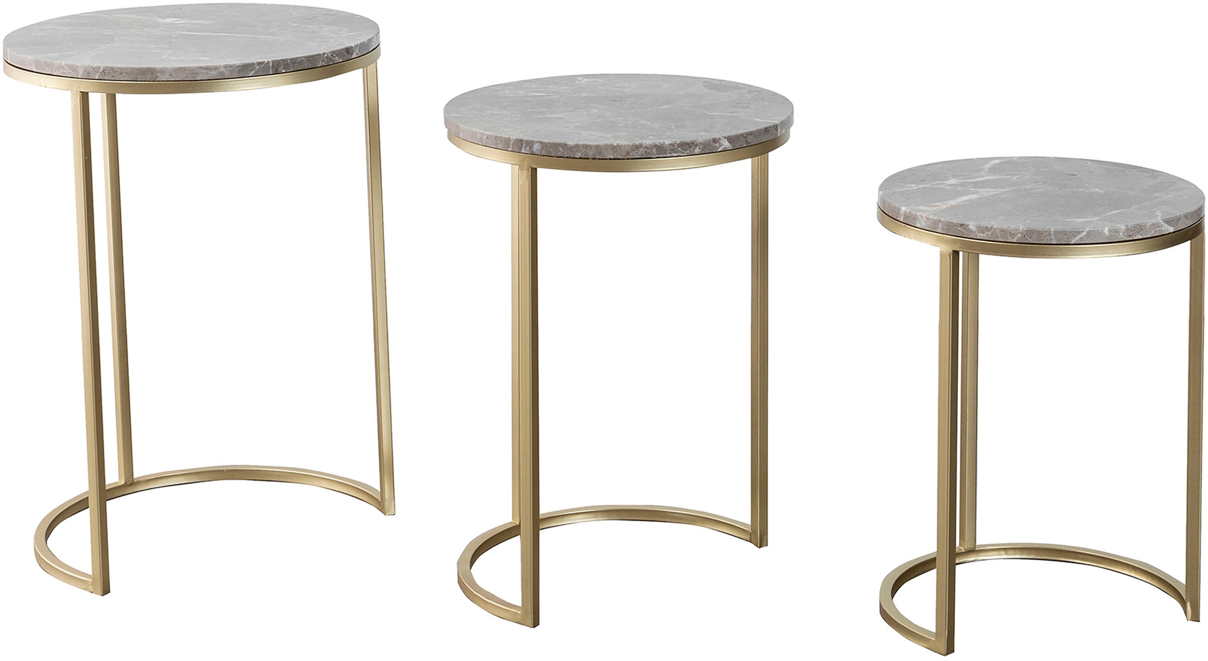 Kayoom Beistelltisch »Tria 125 3er-Set, faszinierend und auflockernd«, (Set günstig online kaufen