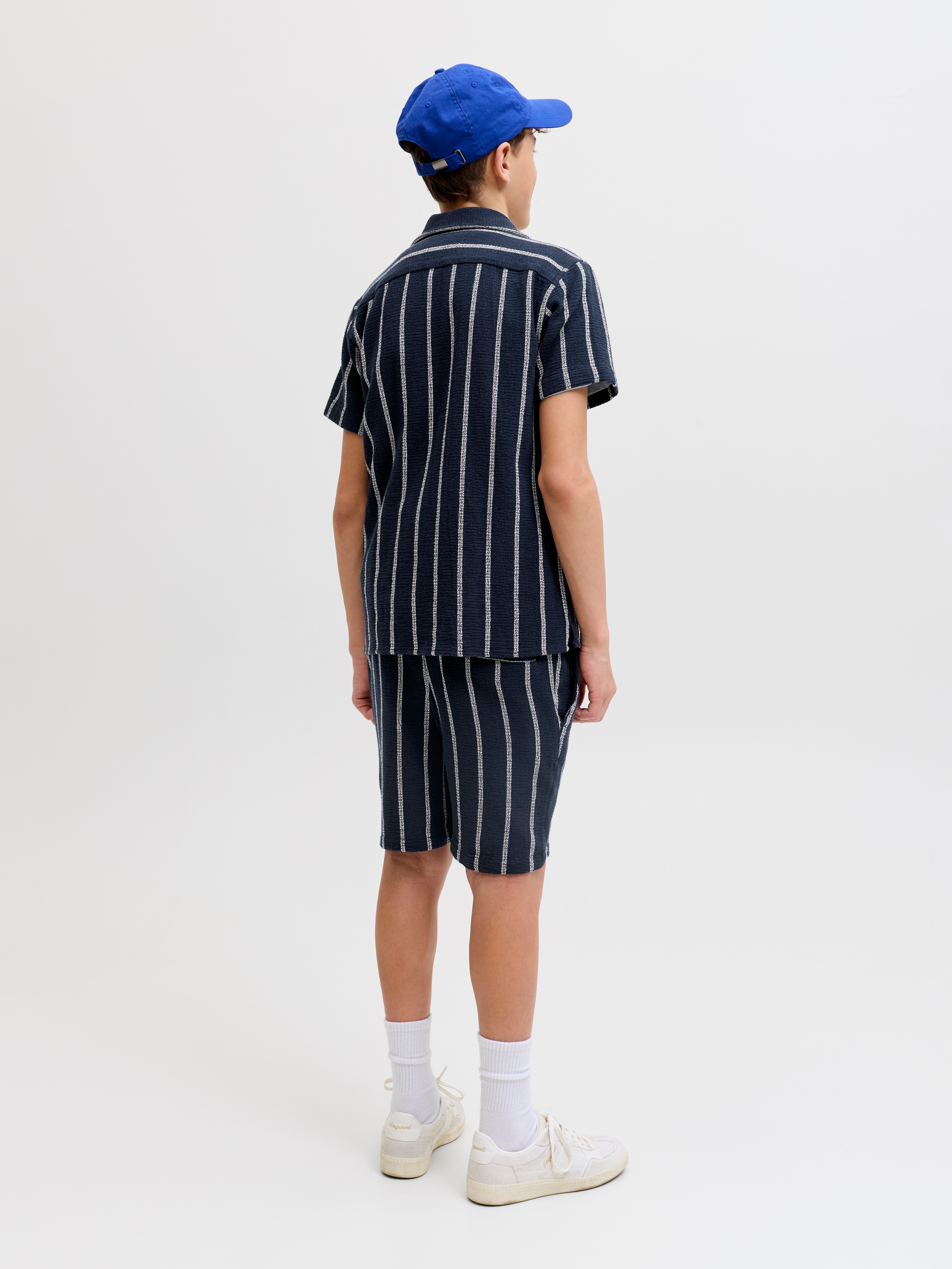 Jack & Jones Junior Kurzarmhemd »JORCOBA STRIPE RESORT SHIRT SS SN JNR«
