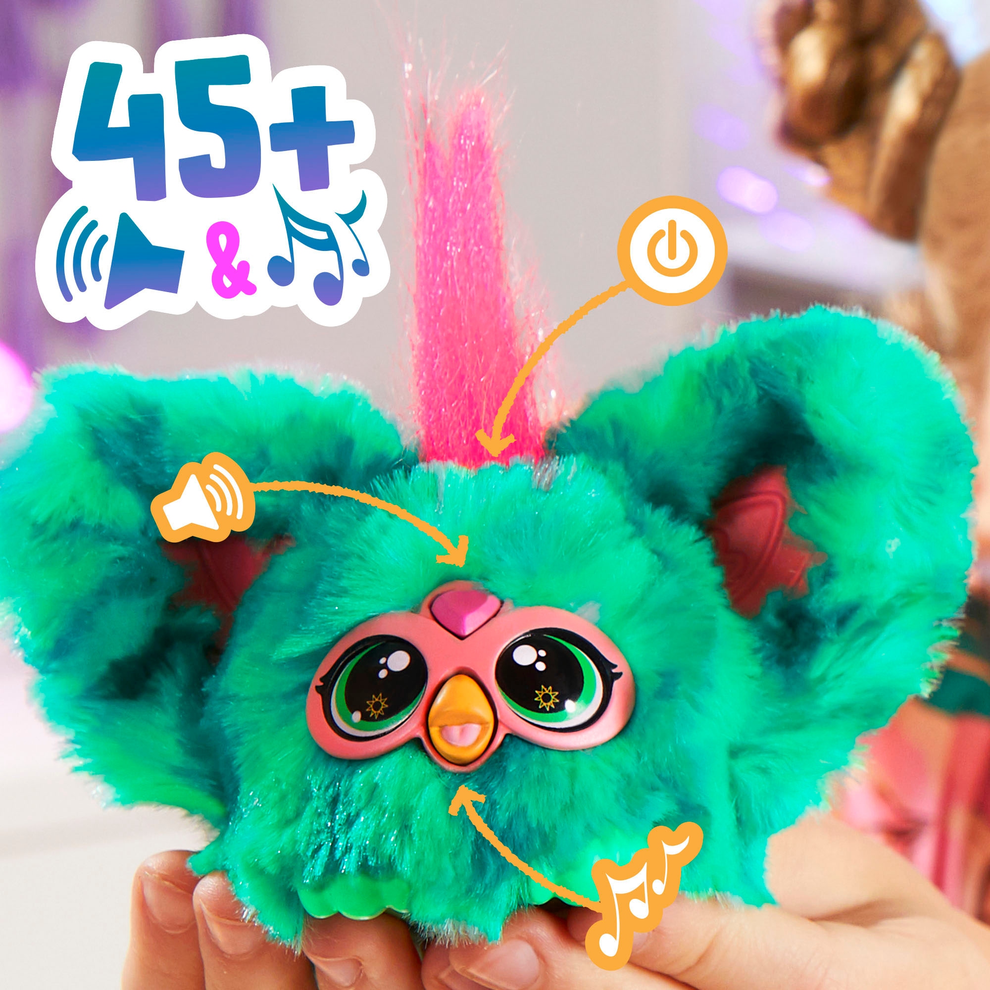 Hasbro Plüschfigur »Furby, Furblets Mello-Nee«, mit Sound