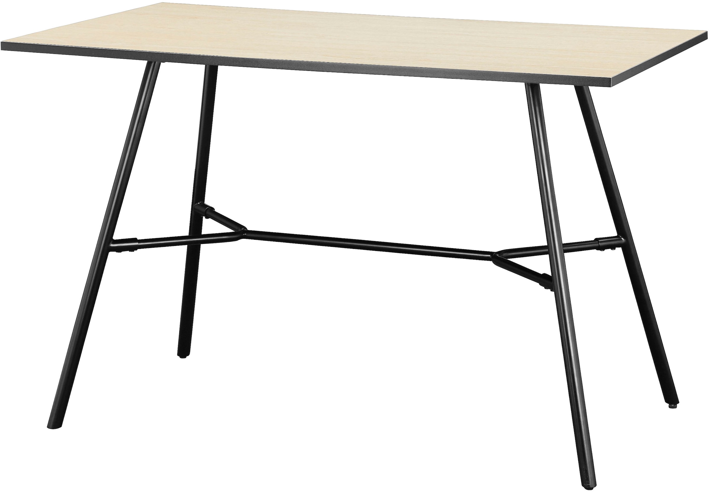INOSIGN Esstisch »Cannington«, (Tisch, Küchentisch, Auszugstisch, TOPSELLER!), Metall Gestell, Tischplatte aus MDF