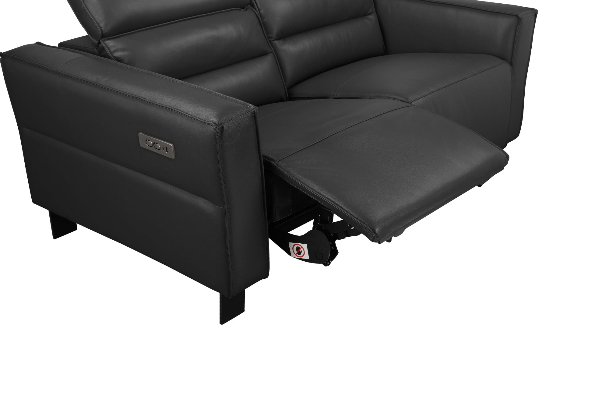 Places of Style 2-Sitzer »Carpari, 162 cm, mit manueller od. elektrischer Relaxfunktion«, (USB A/C), sowie Kopfteilverstellung