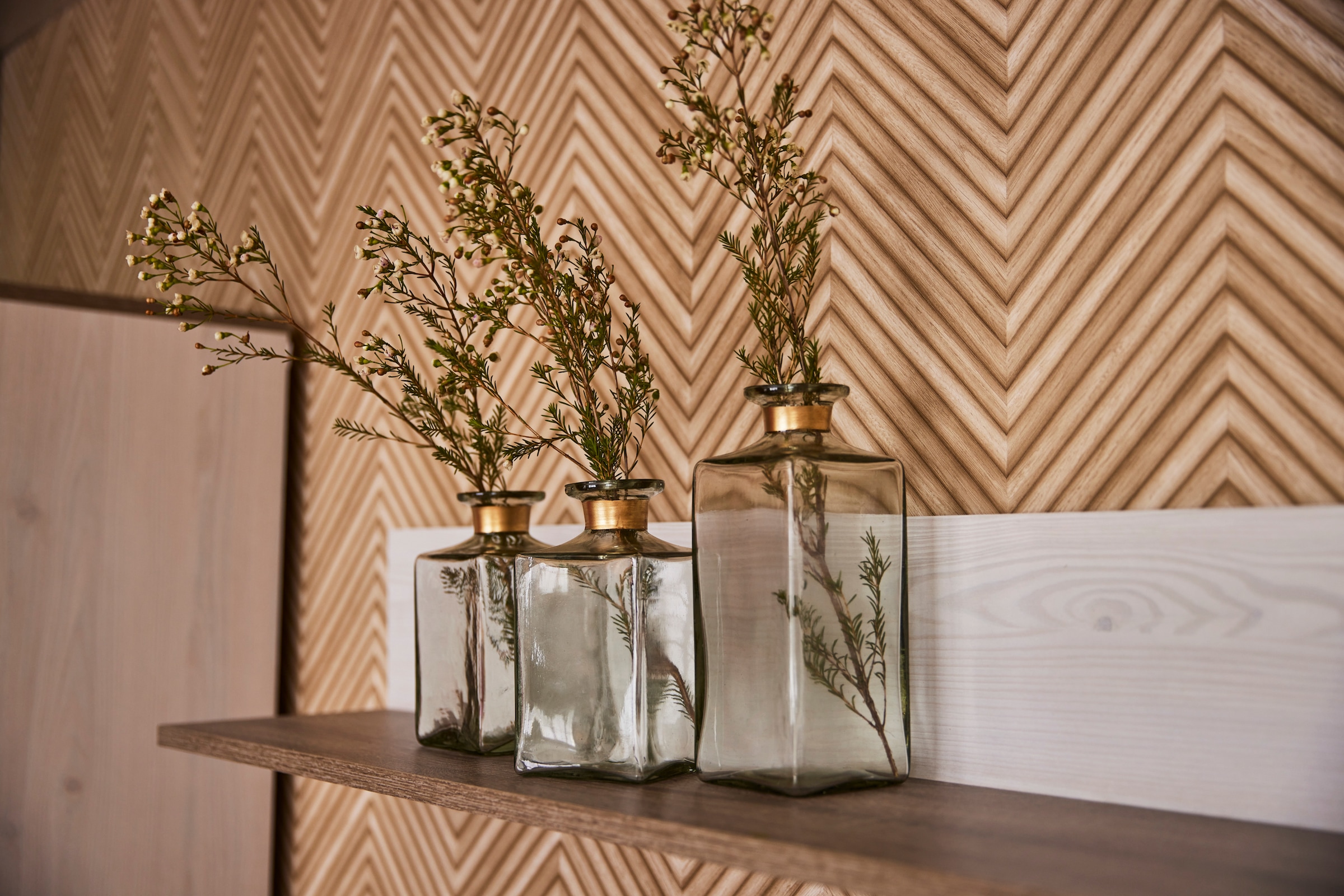 AM Design Dekovase »Klassische Glasvase in klarer Form« für Blumen und Deko