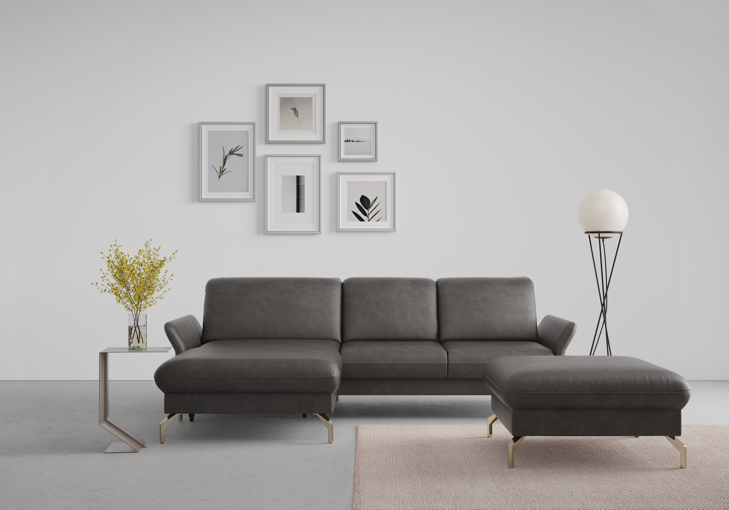 sit&more Ecksofa »Fashion L-Form«, wahlweise mit Kopfteilverstellung, Vorzi günstig online kaufen