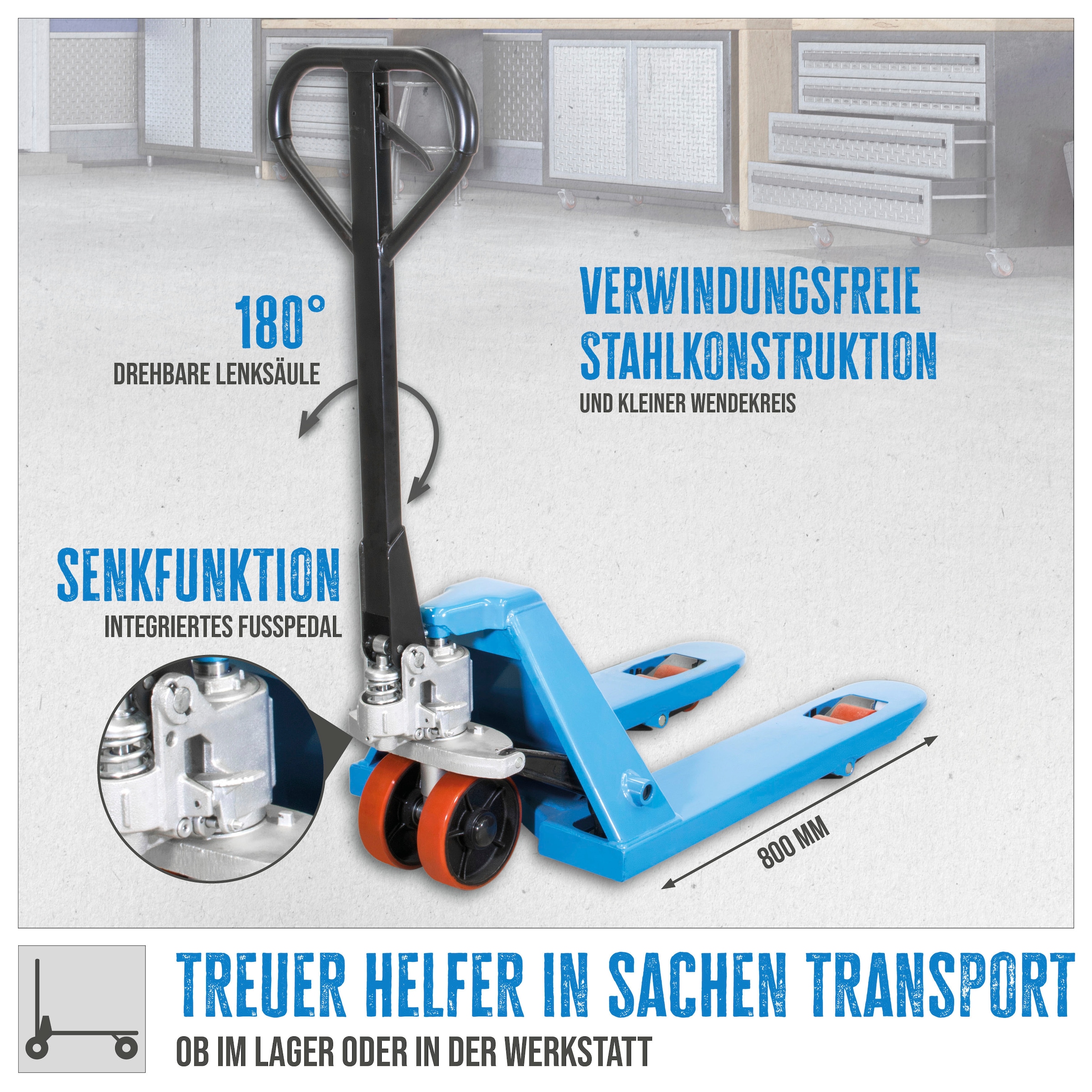 Güde Gabelhubwagen »»GHW 2500-80 PU««