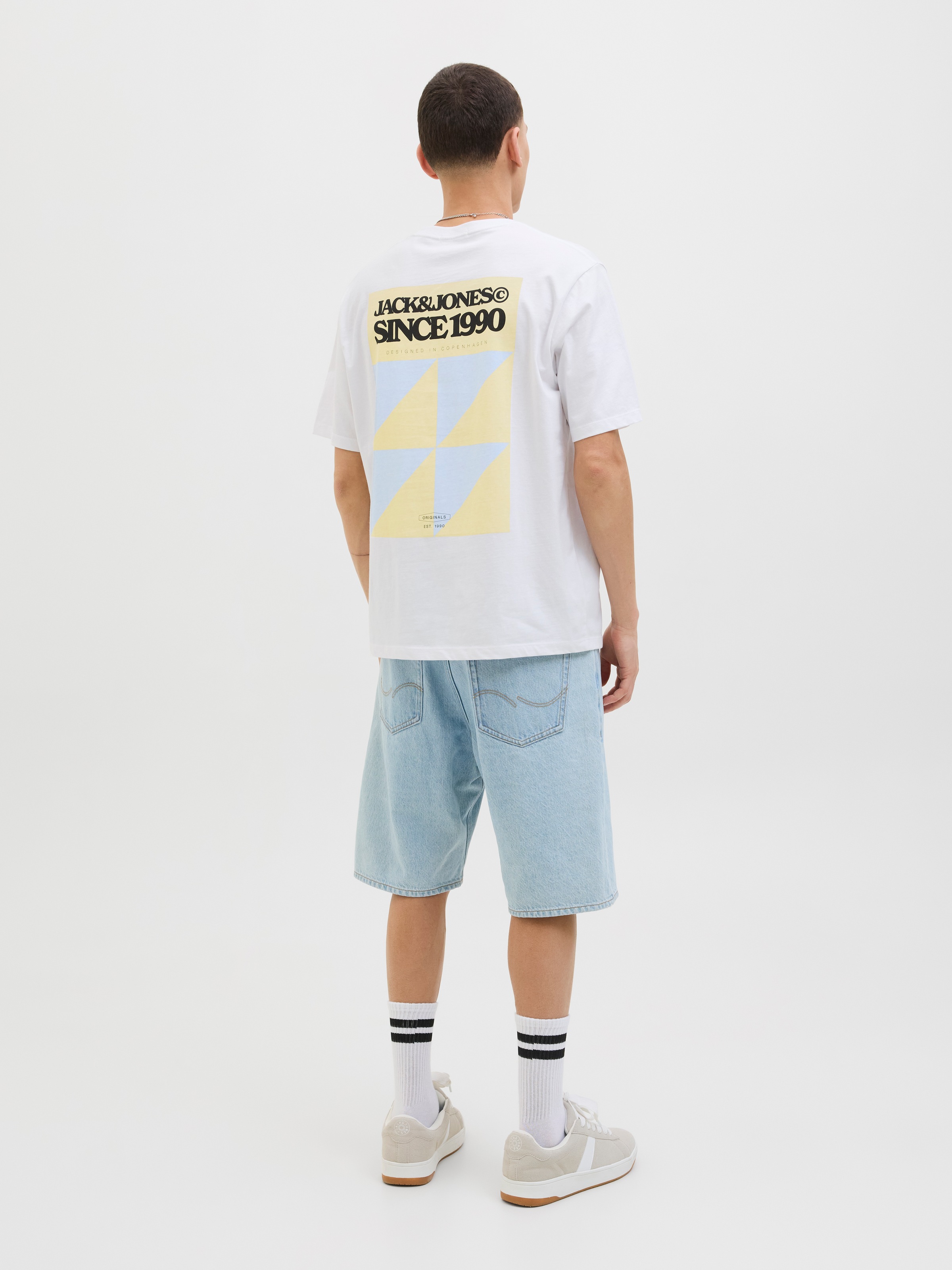 Jack & Jones Print-Shirt »JORTAVIRA POSTER TEE SS CREW NECK«, mit Backprint