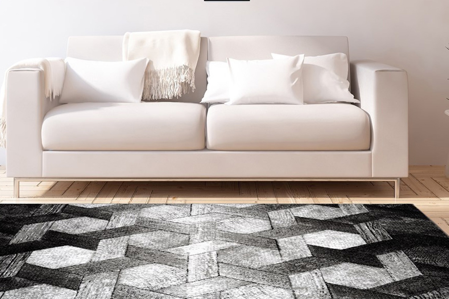calo-deluxe Teppich »Astro 301«, rechteckig, 14 mm Höhe, Kurzflor, Wohnzimm günstig online kaufen