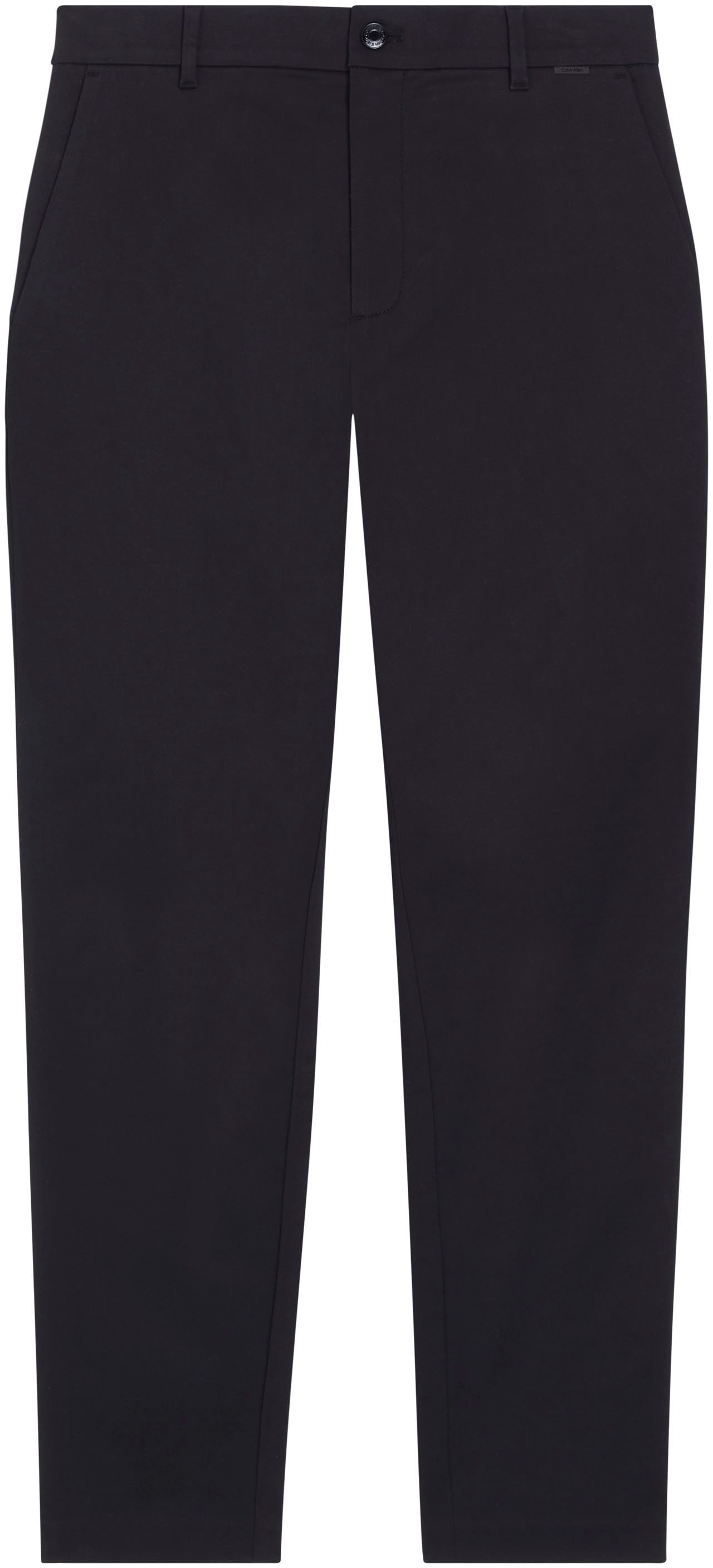 Calvin Klein Chinohose »SATEEN STRETCH TAPERED«  mit Logoprägung