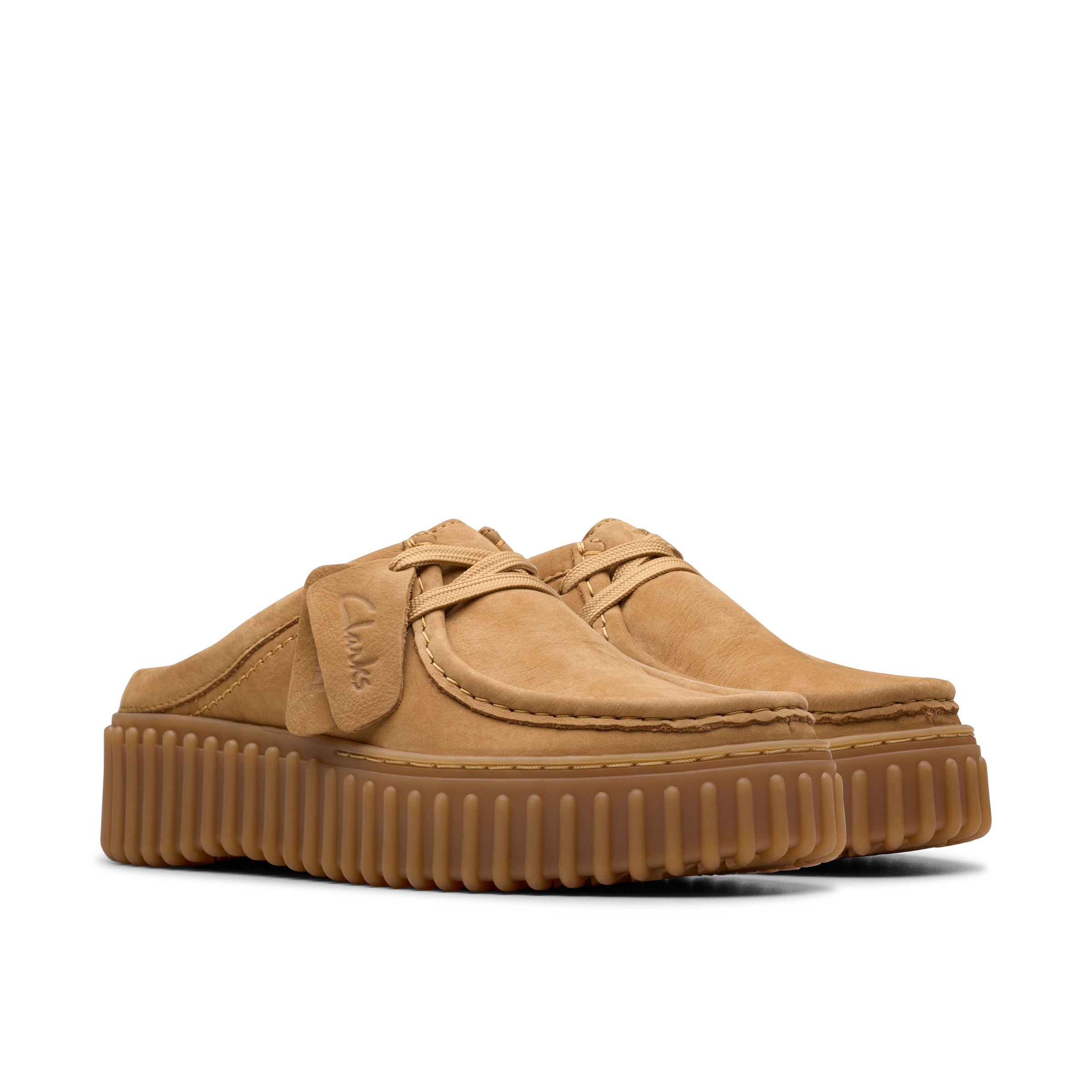 Clarks Clog »Torhill Mule«, Plateausandale, Mules mit Plateausohle und Ziernaht