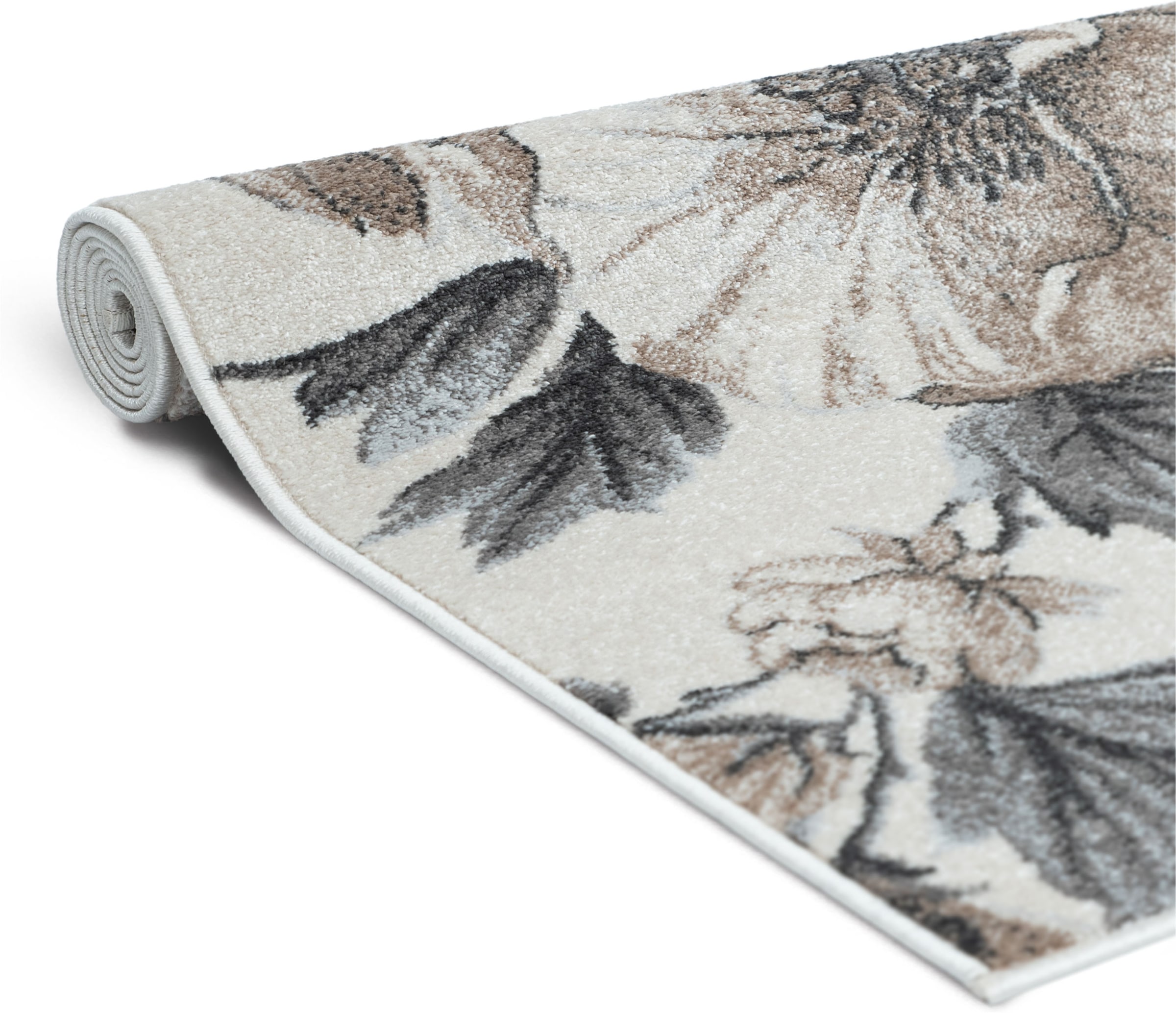OTTO home Teppich »Florent, Blumen Design, Vintage« rechteckig 9 mm Höhe Floral, detailreiche Blüten, Botanical, elegant, Wohnzimmer