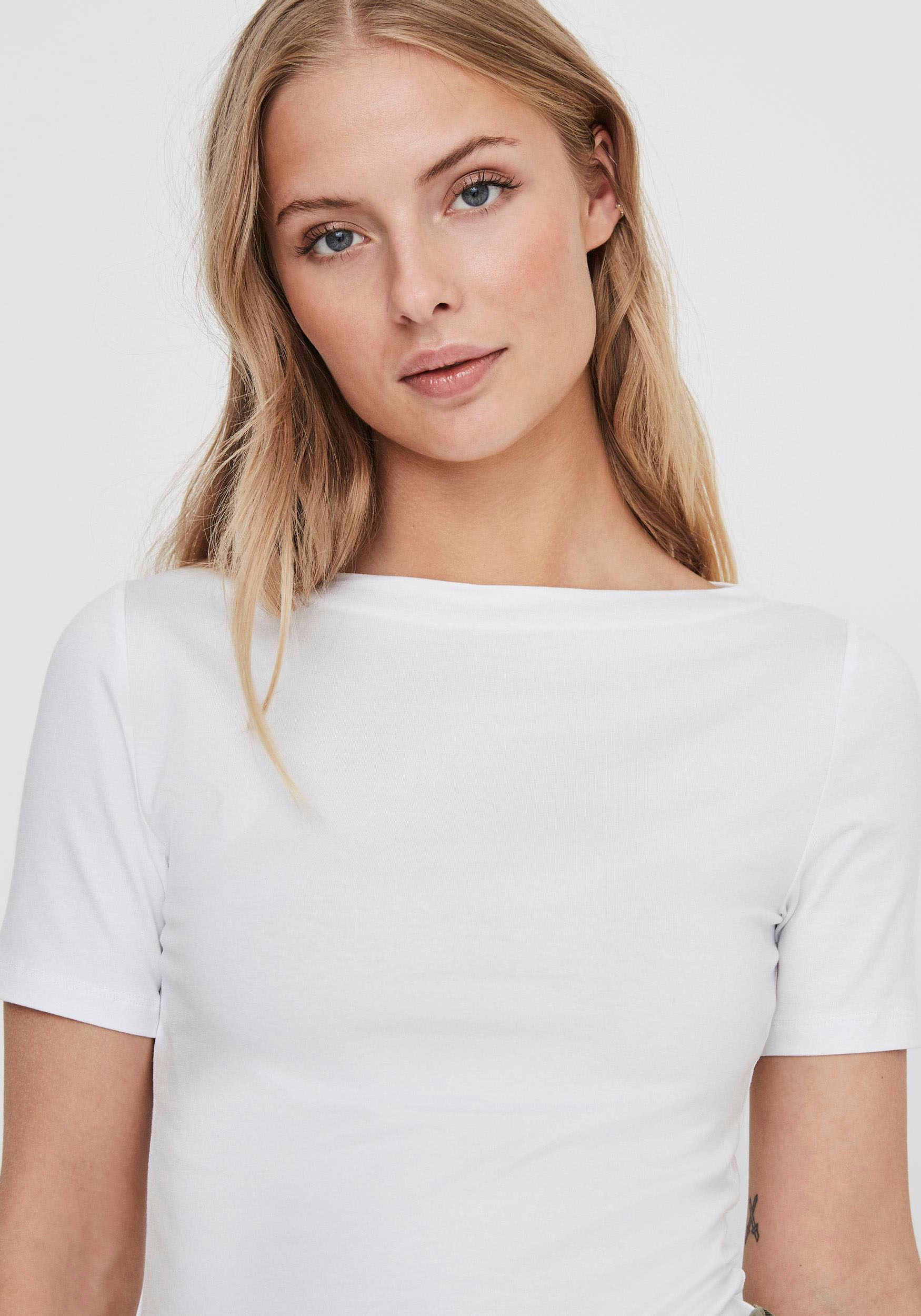 Vero Moda Kurzarmshirt »VMPANDA MODAL S/S TOP NOOS«