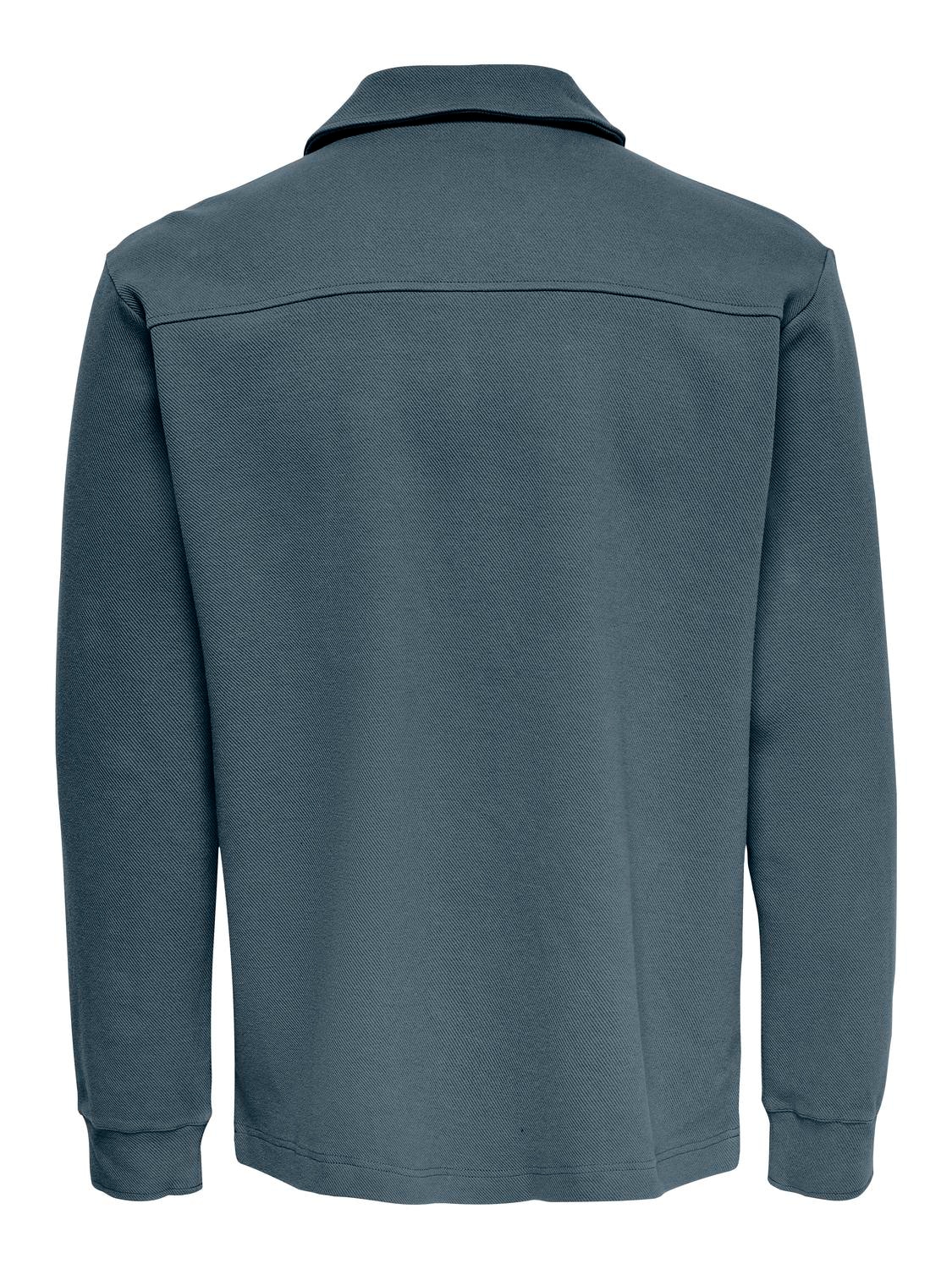 ONLY & SONS Langarmhemd »ONSNEWKODYL OVERSHIRT SWEAT NOOS«