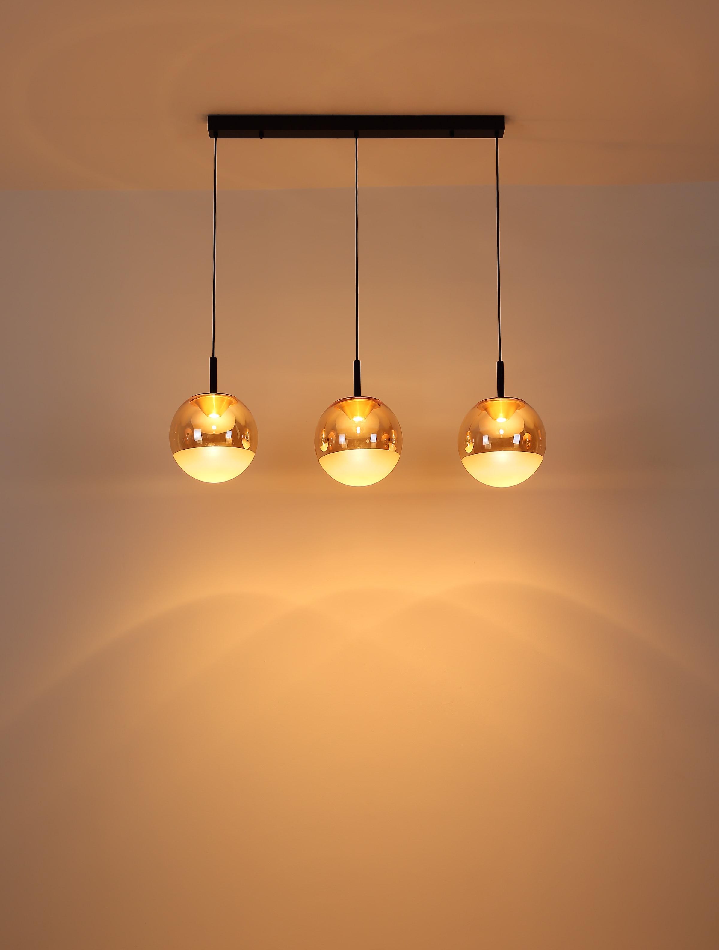 GLOBO LIGHTING Hängeleuchte »SEVERIN« LED-Modul 1 Stk. Warmweiß Hängelampe Esszimmer-Leuchte Esstischleuchte Wohnzimmer