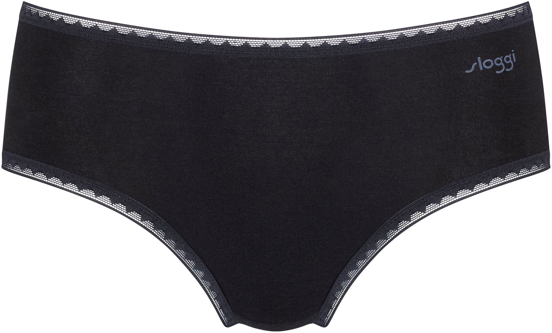 sloggi Slip »GO Midi C2P«, (2er Pack), zarte Spitzendetails