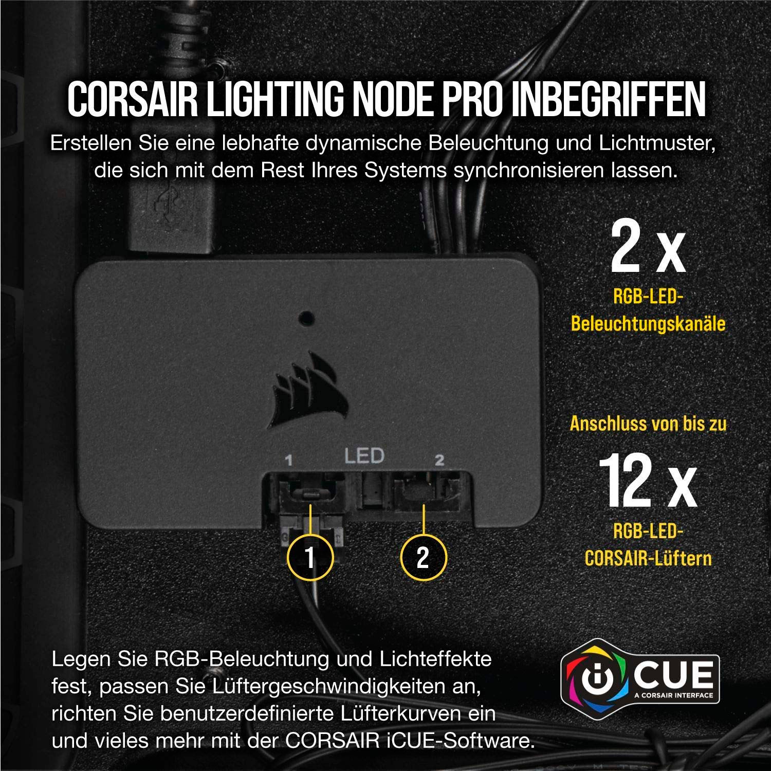 Corsair Computer-Kühler »Corsair LL140 RGB LED PWM PC-Gehäuselüfter«