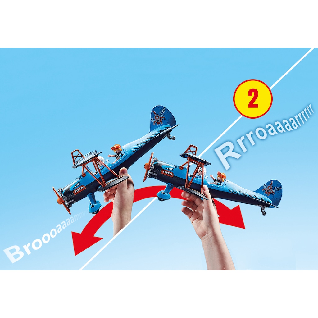 Playmobil® Konstruktions-Spielset »Doppeldecker "Phönix" (70831), Air Stuntshow«, (45 St.)