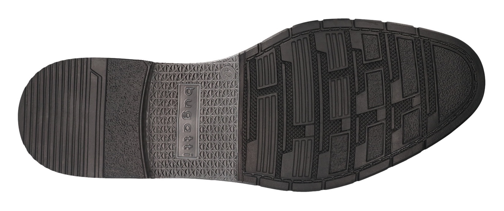 bugatti Schnürschuh, Anzugschuh, Business Halbschuh mit bequemen Stretcheinsatz