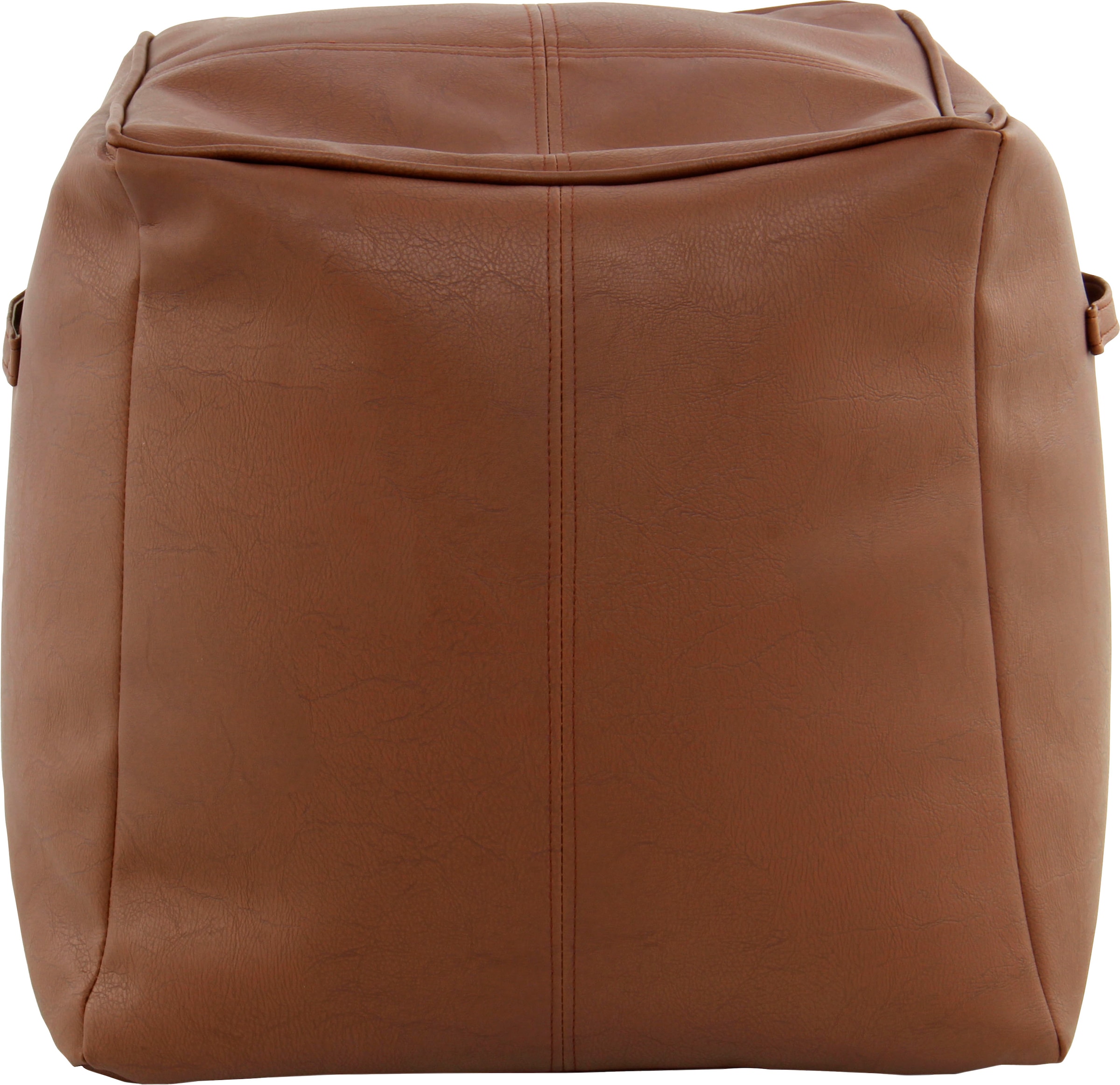 Kayoom Sitzwürfel »Pouf Travis 825, strapazierfähige, abwaschbare Oberfläche«, (1 St.), modern, pflegeleicht, vielseitig verwendbar, für Innenräume