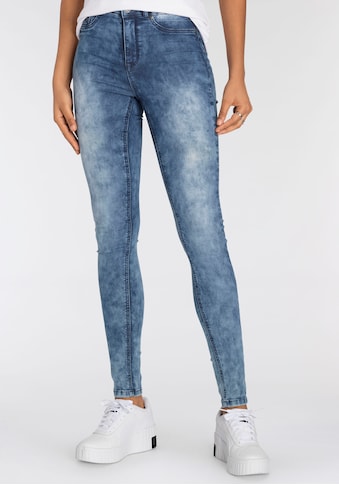 Arizona Skinny-fit-Jeans »Ultra Stretch moon washed«, Moonwashed Jeans kaufen