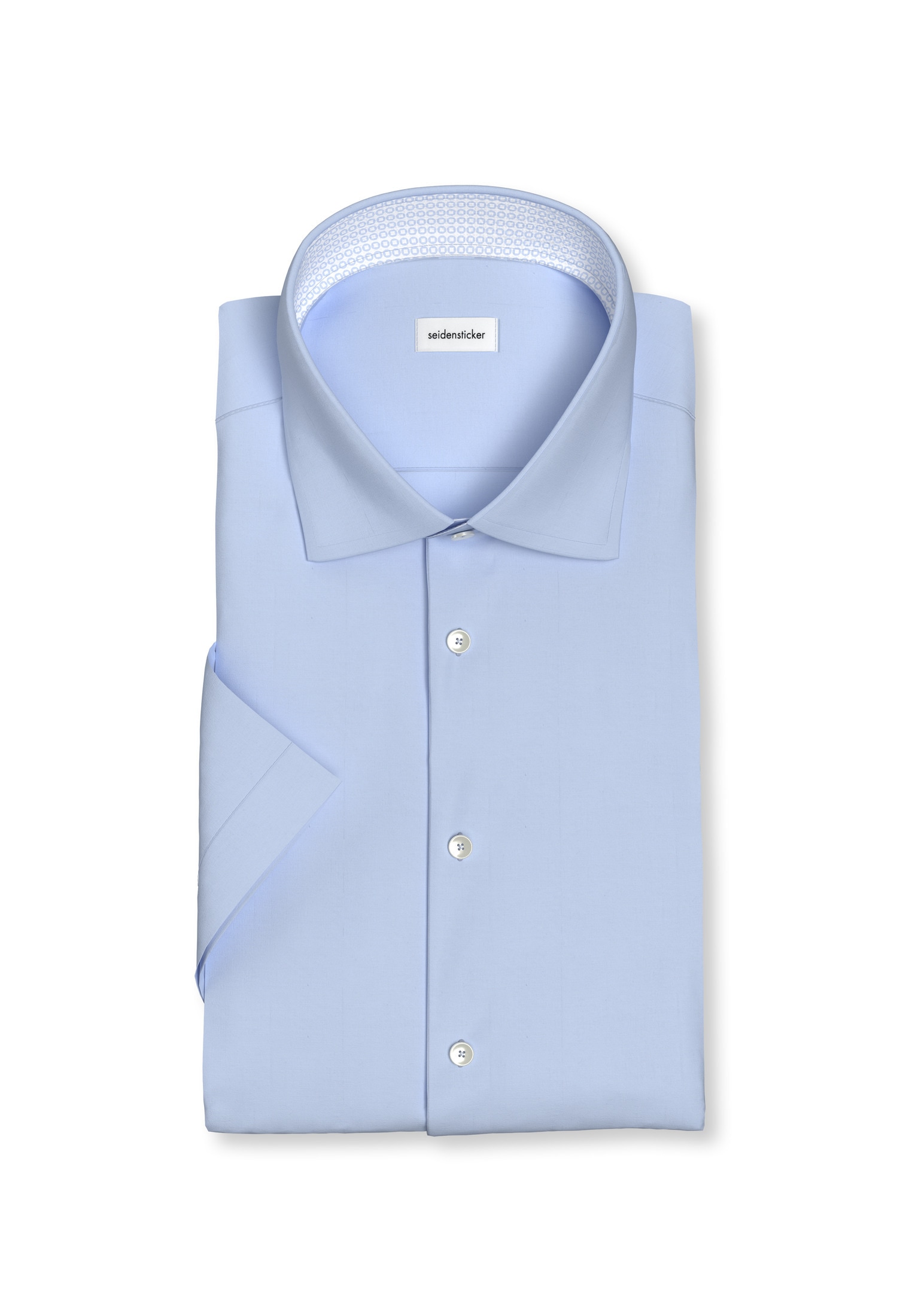 seidensticker Businesshemd »Shaped« Shaped 1/2 Kentkragen Uni