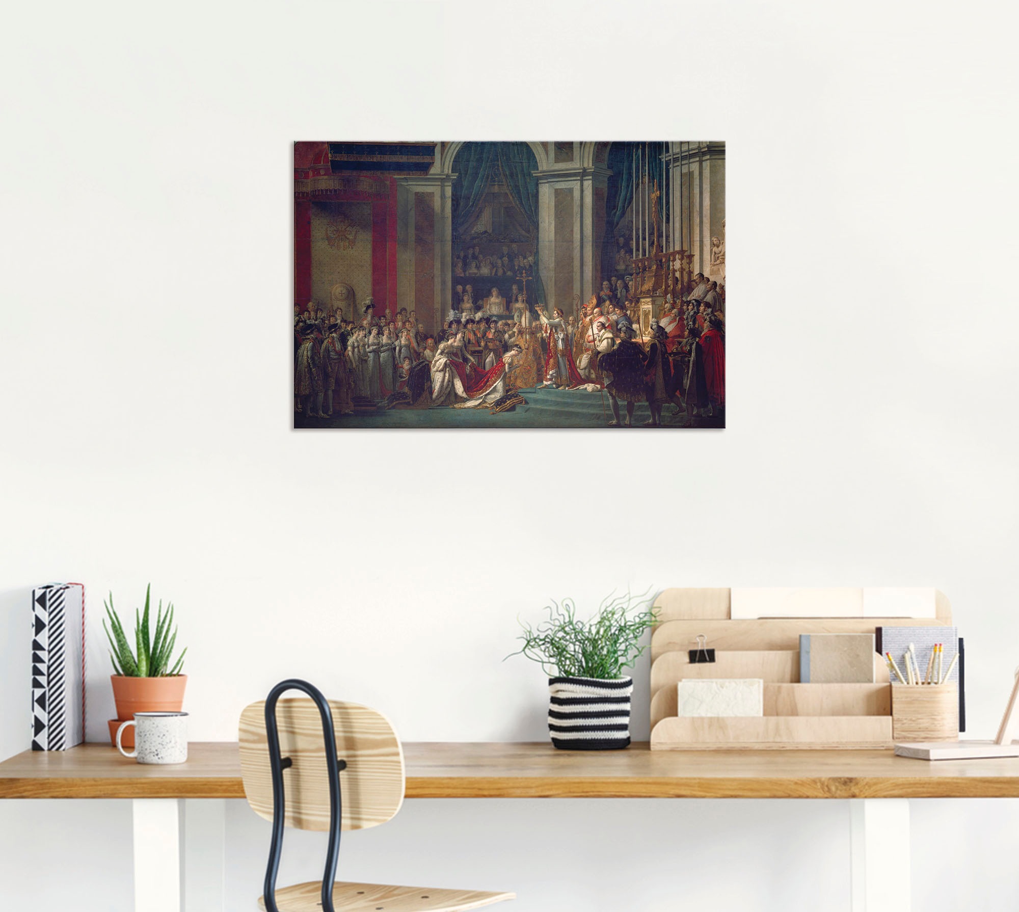 Artland Alu-Dibond-Druck »Krönung Napoleons I und Josephines«, historische Ereignisse, (1 St.), für Innen- und Außenbereich geeignet, Outdoorbild